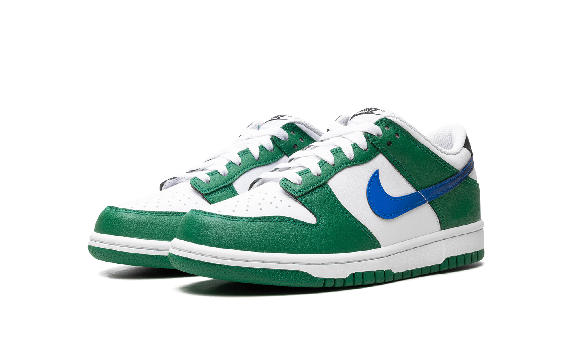 nike dunk low malachite gs+FZ4357-300+diagnol left view