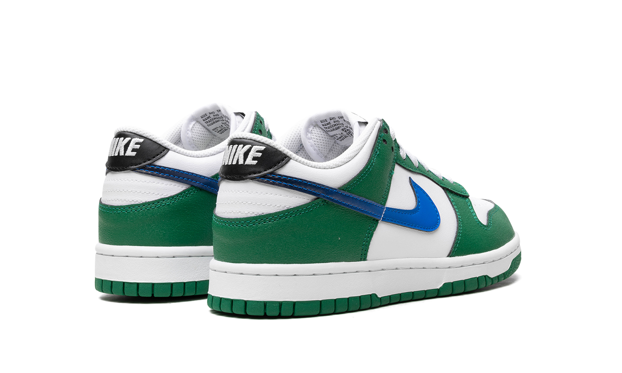 nike dunk low malachite gs+FZ4357-300+diagnol right view 2