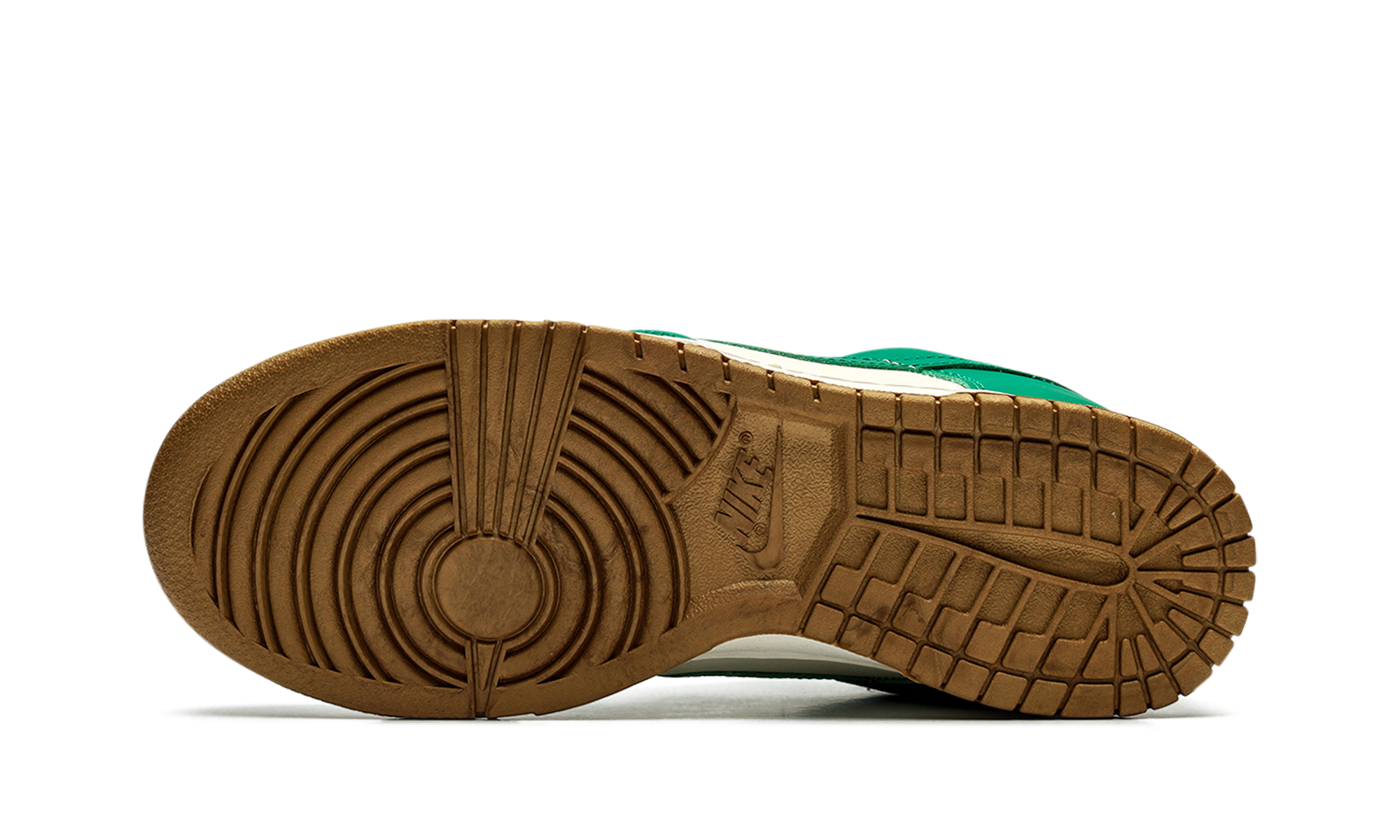 nike dunk low malachite university gold women s+FB7173-131+bottom view