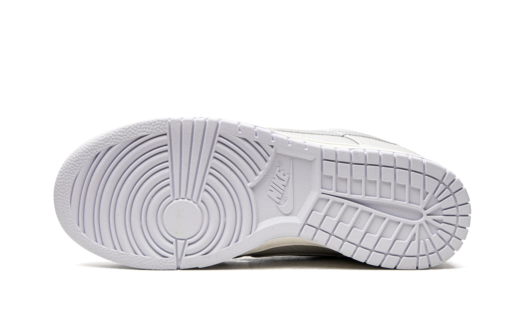 nike dunk low metallic silver+DX3197-095+bottom view
