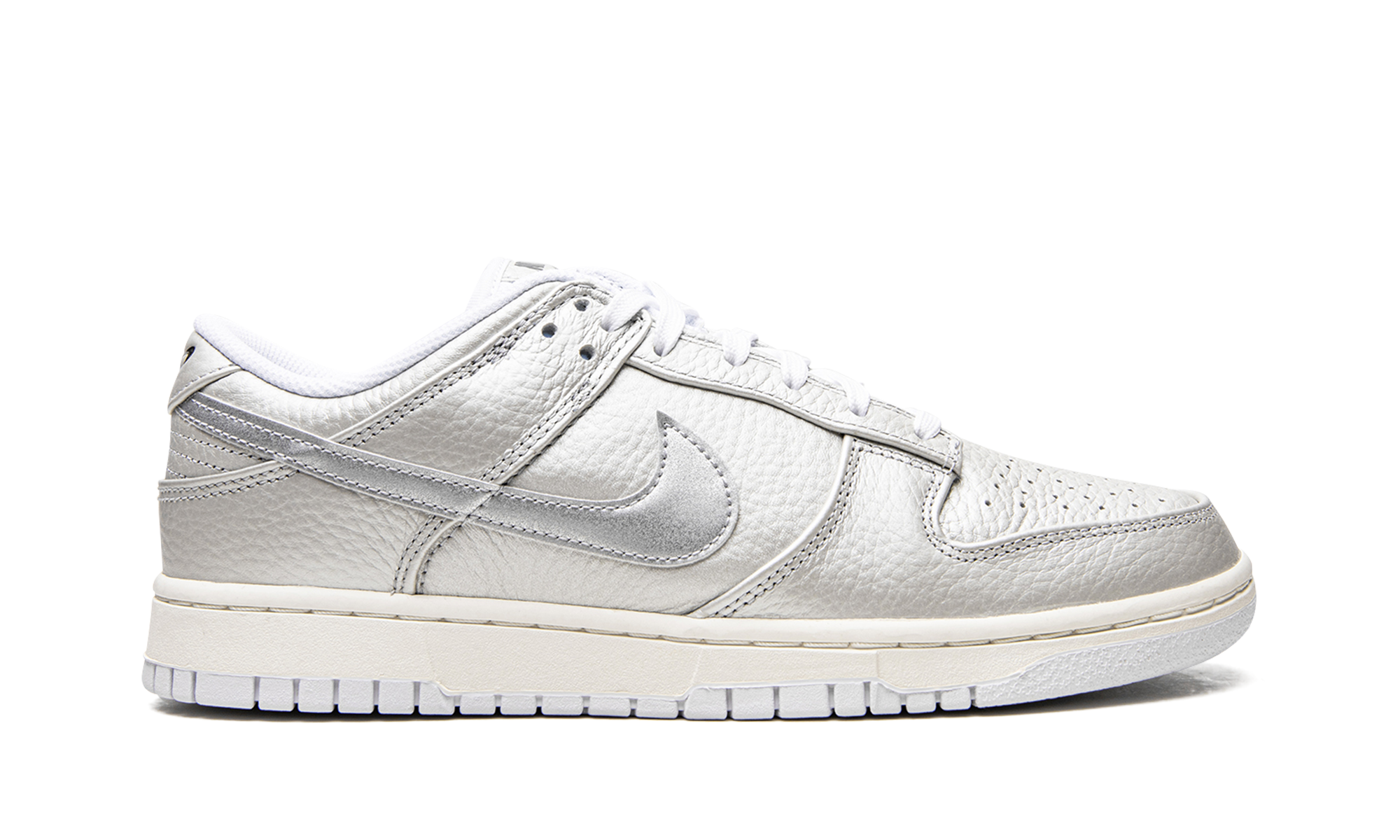 nike dunk low metallic silver+DX3197-095+right view