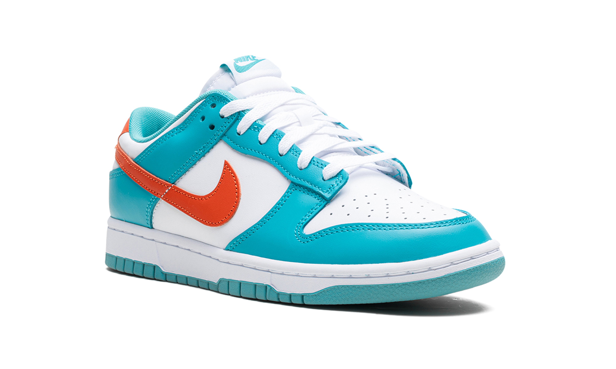 nike dunk low miami dolphins+DV0833-102+diagnol right view