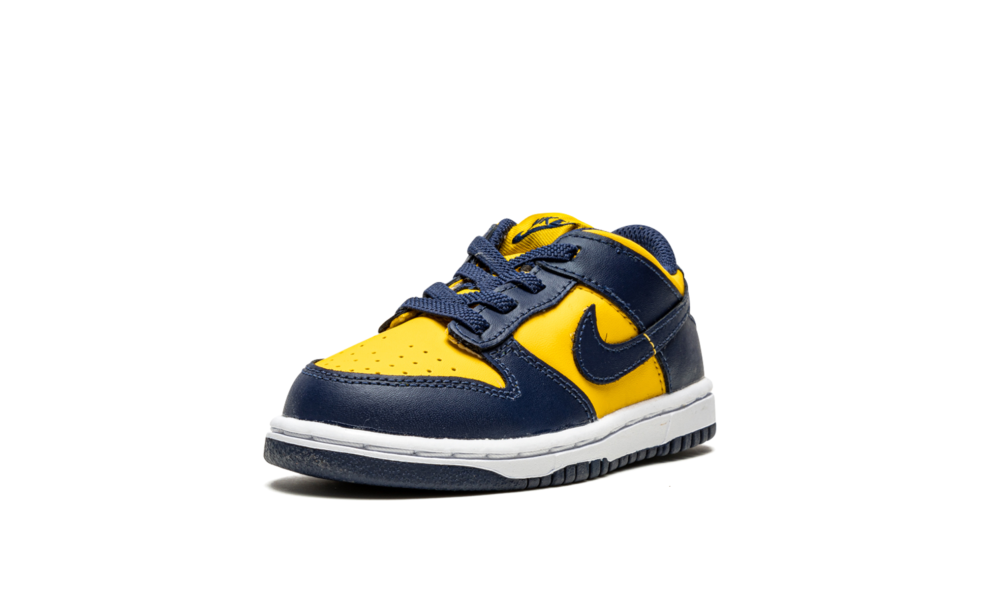 nike dunk low michigan 2021 td+CW1589-700+left diagnol single view