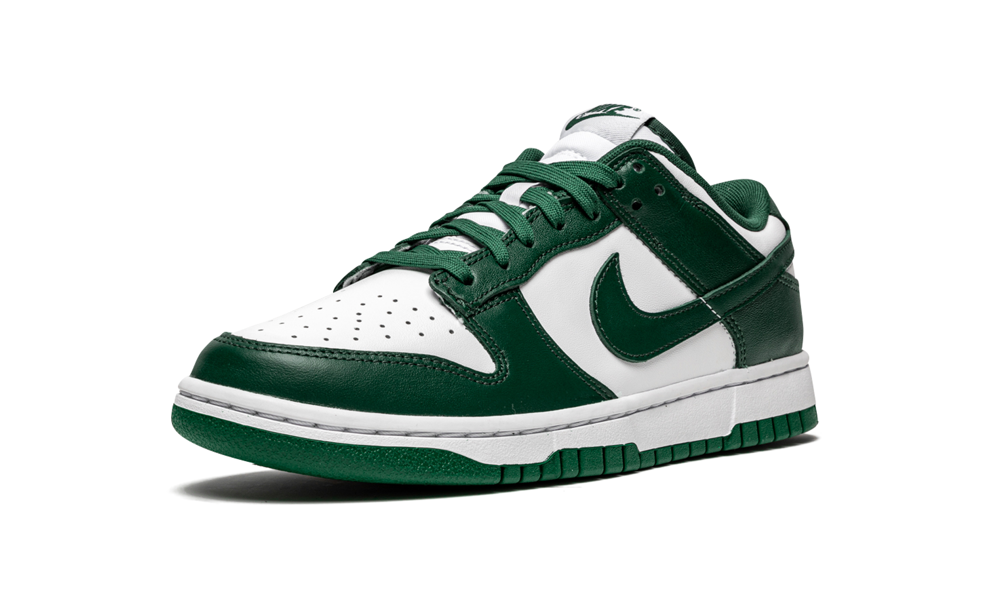 nike dunk low michigan state+DD1391-101+left diagnol single view
