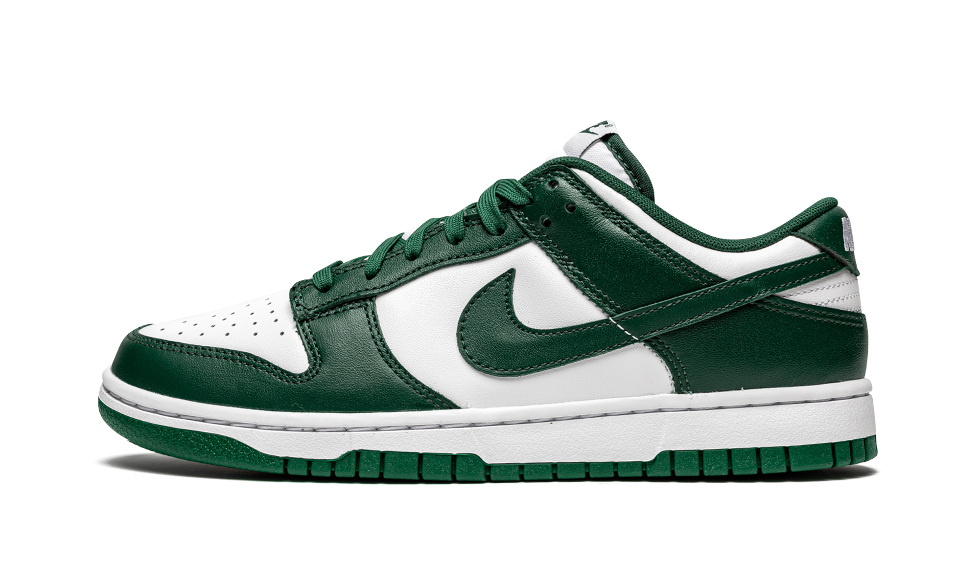 nike dunk low michigan state+DD1391-101+diagnol right view 1