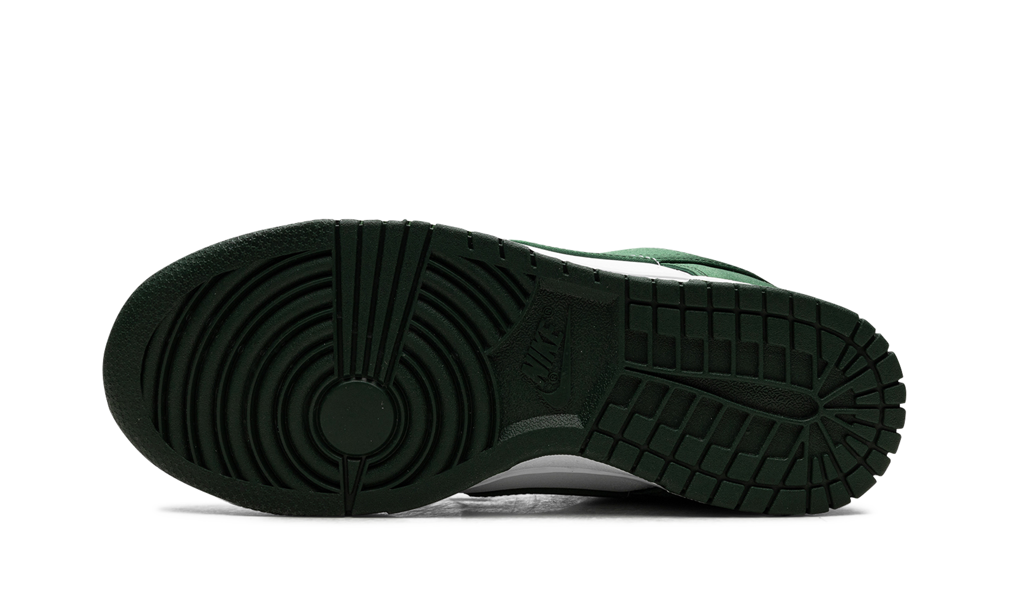 nike dunk low michigan state satin women s+DX5931-100+bottom view