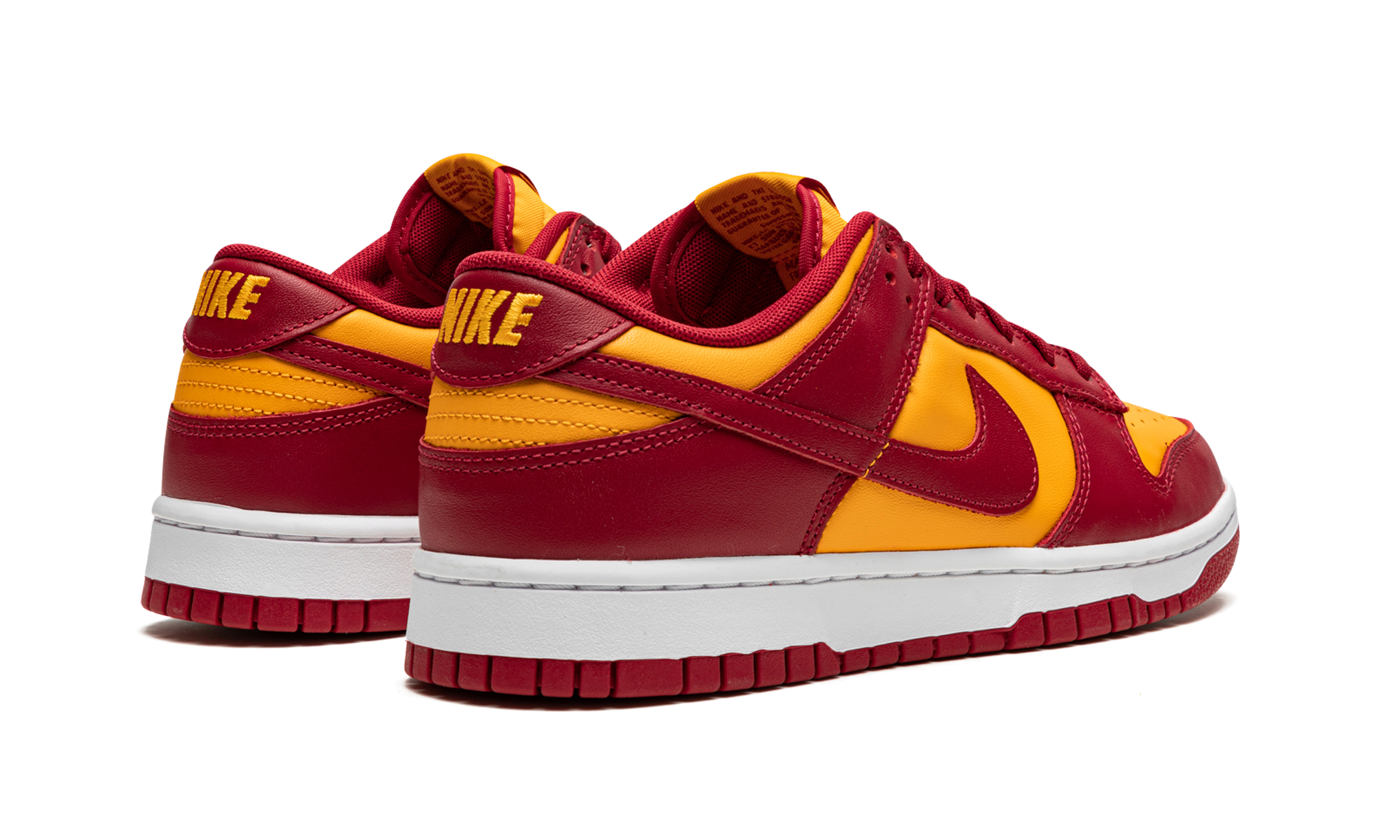 nike dunk low midas gold+DD1391-701+diagnol right behind view
