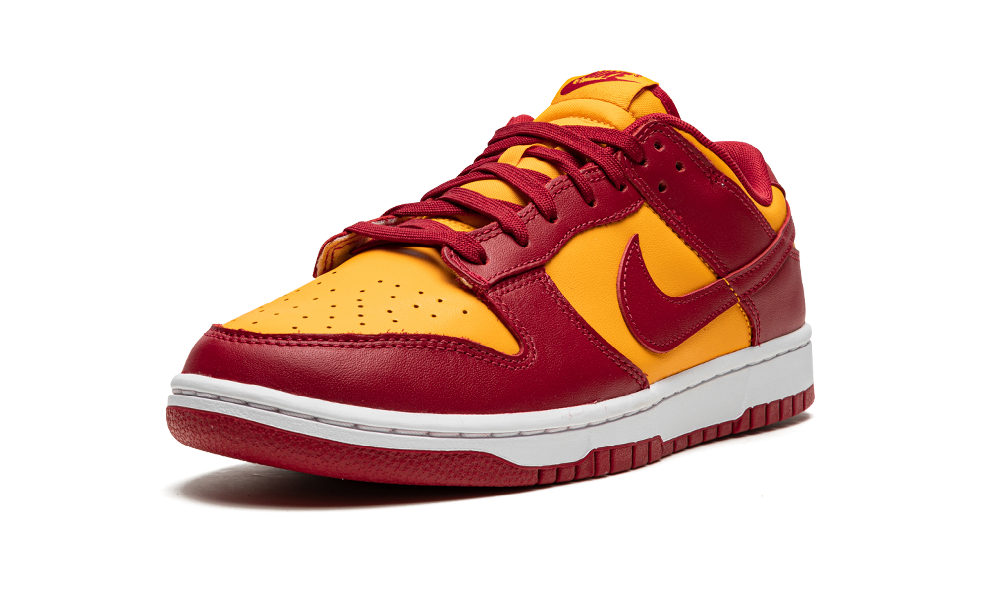 nike dunk low midas gold+DD1391-701+left diagnol single view