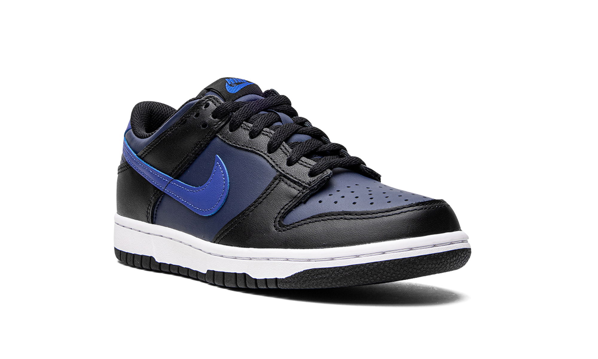 nike dunk low midnight navy gs+DH9765-402+diagnol right view