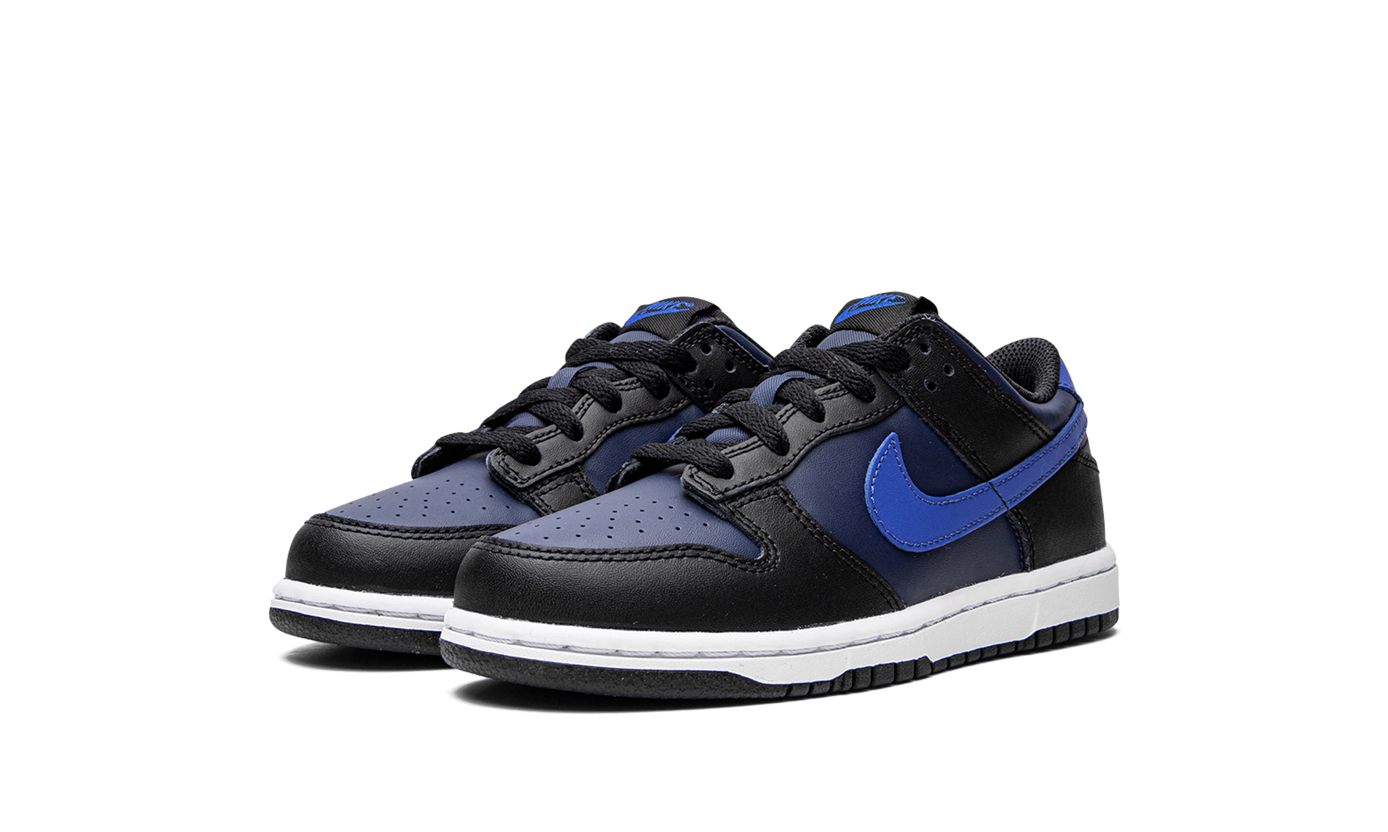 nike dunk low midnight navy ps+DH9756-402+diagnol left view
