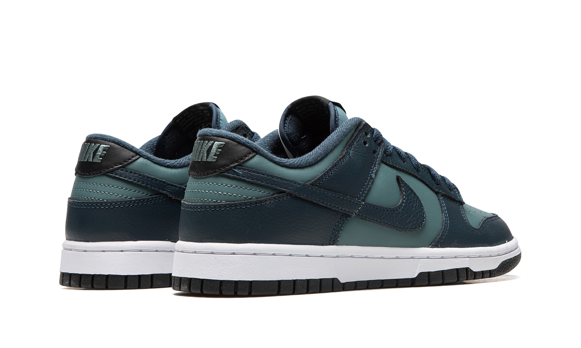 nike dunk low mineral slate armory navy+DR9705-300+diagnol right behind view