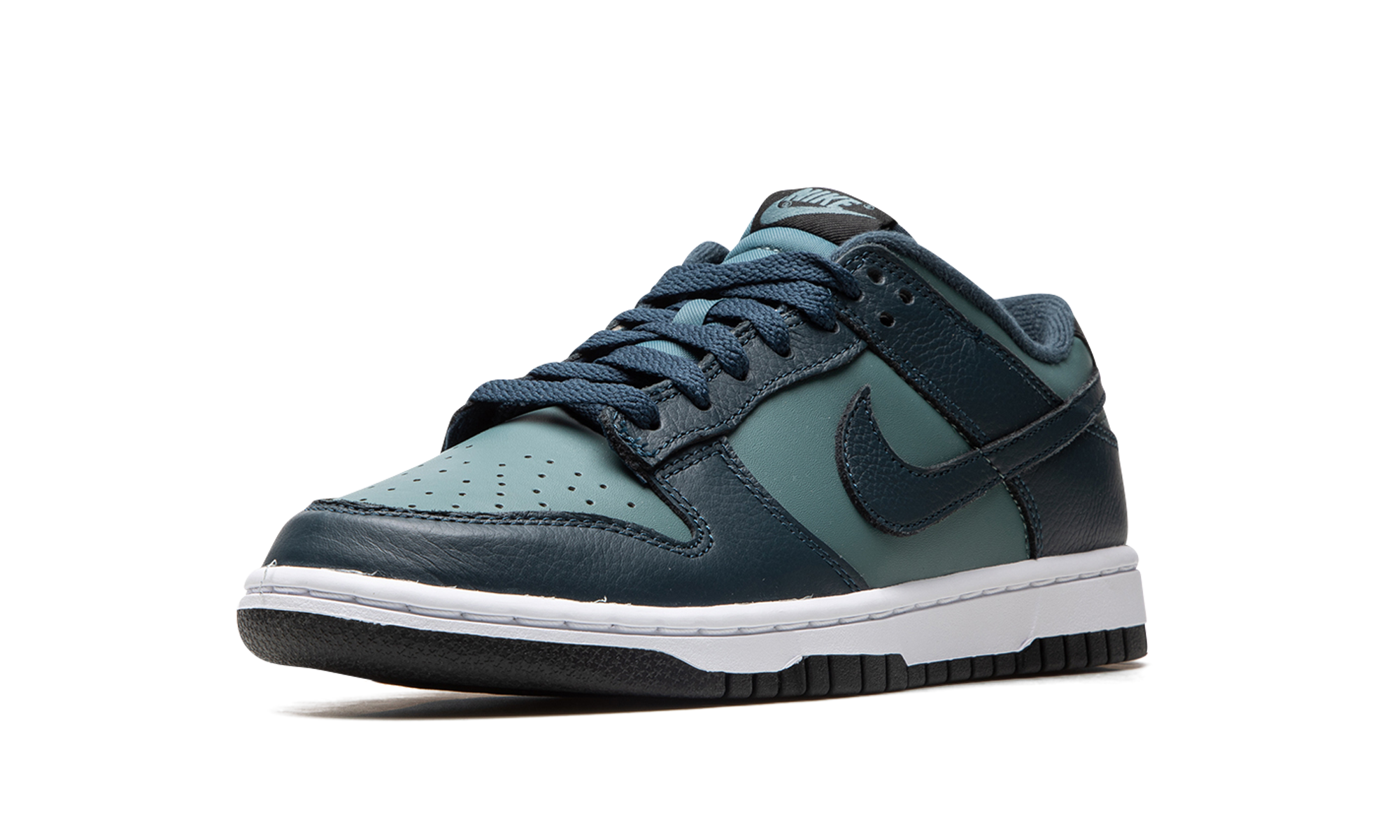 nike dunk low mineral slate armory navy+DR9705-300+left diagnol single view