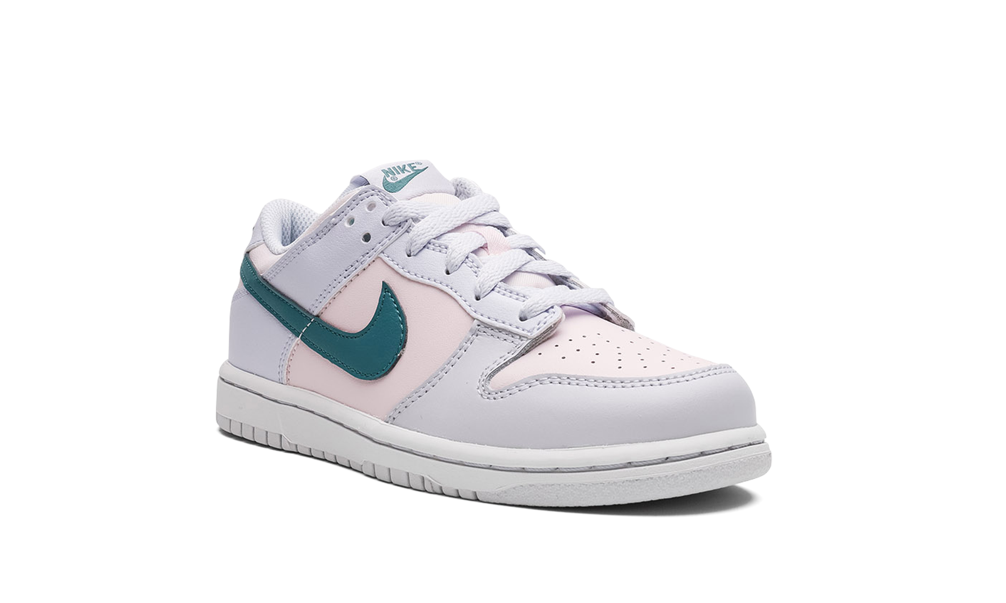 nike dunk low mineral teal ps+FD1228-002+diagnol right view