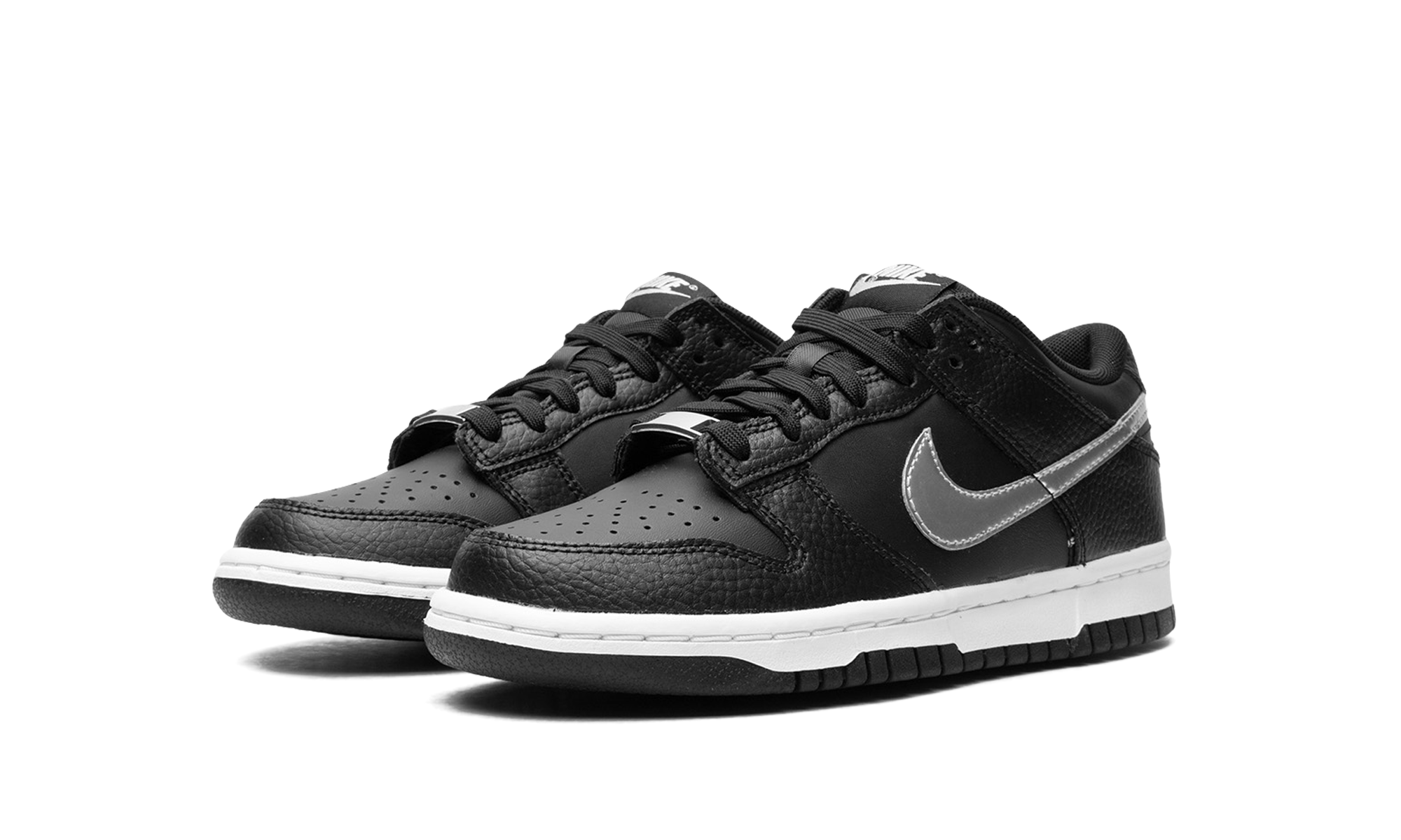 nike dunk low nba 75th anniversary spurs gs+DC9560-001+diagnol left view