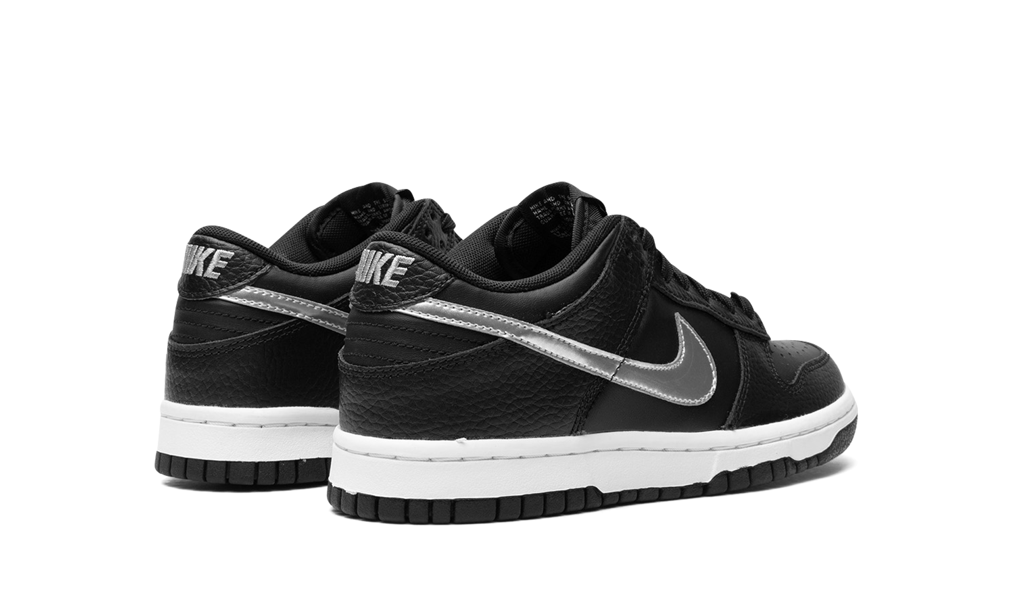 nike dunk low nba 75th anniversary spurs gs+DC9560-001+diagnol right behind view