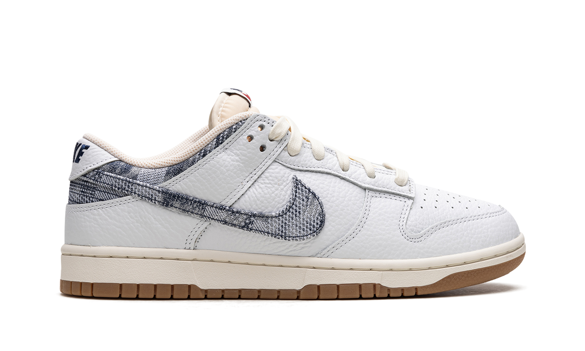 nike dunk low new americana washed denim+FN6881-100+right view