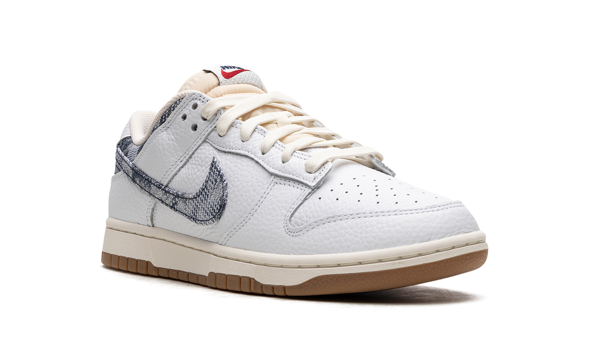 nike dunk low new americana washed denim+FN6881-100+diagnol right view