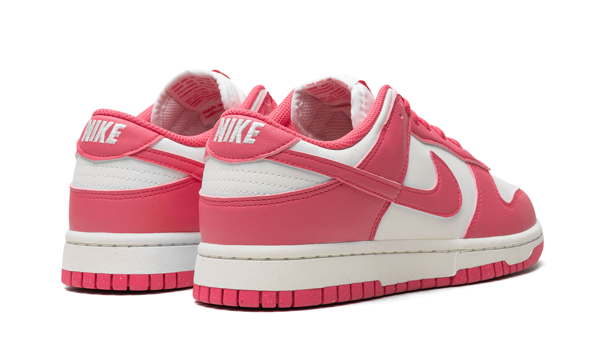 nike dunk low next nature aster pink women s+DD1873-600+diagnol right behind view