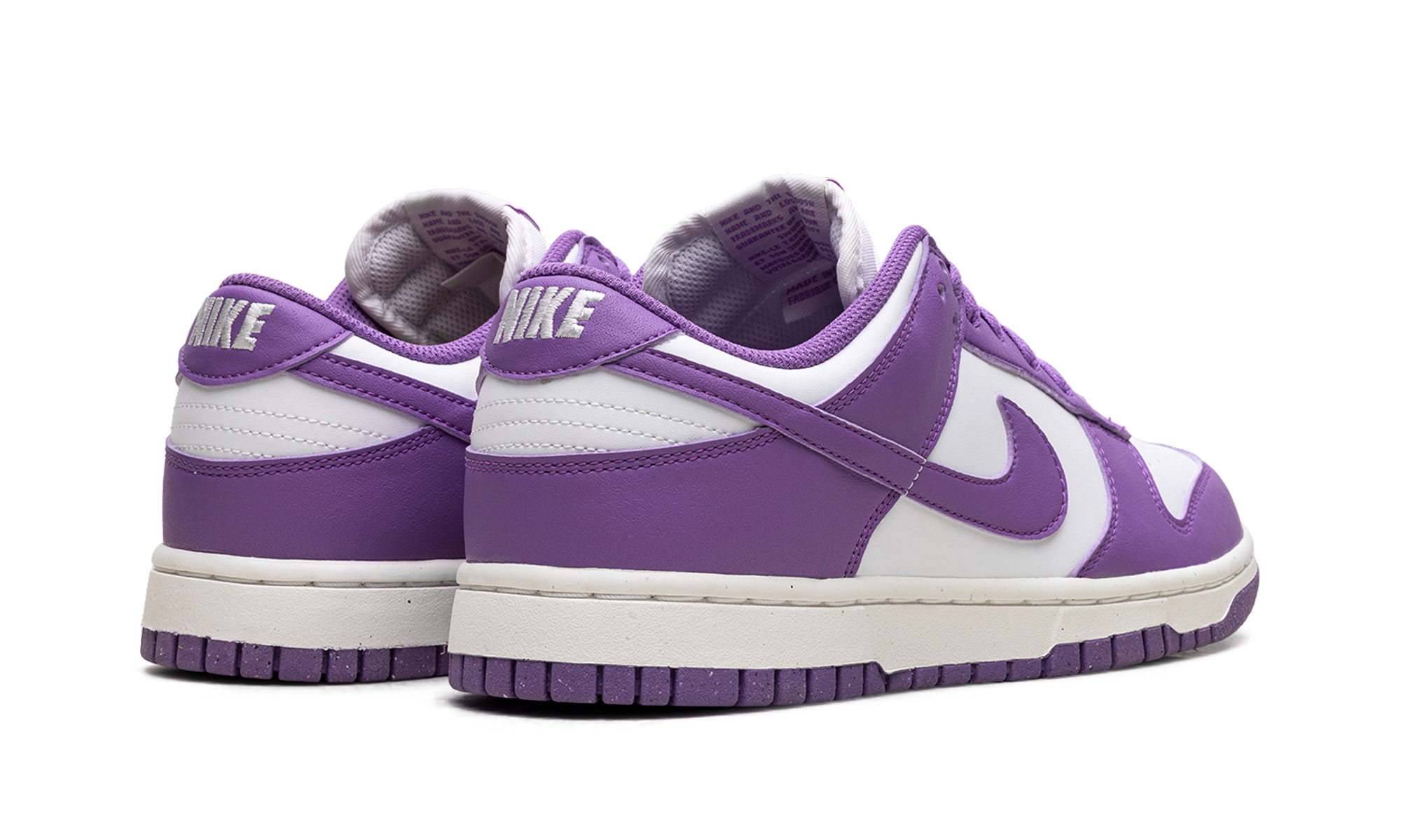nike dunk low next nature black raspberry women s+DD1873-108+diagnol right behind view