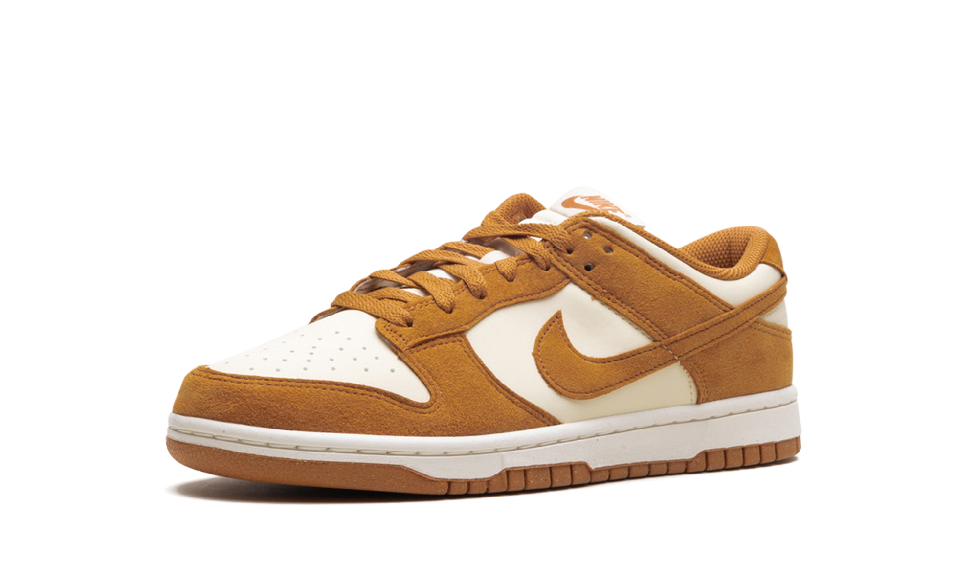 nike dunk low next nature flax coconut milk women s+HJ7673-100+left diagnol single view