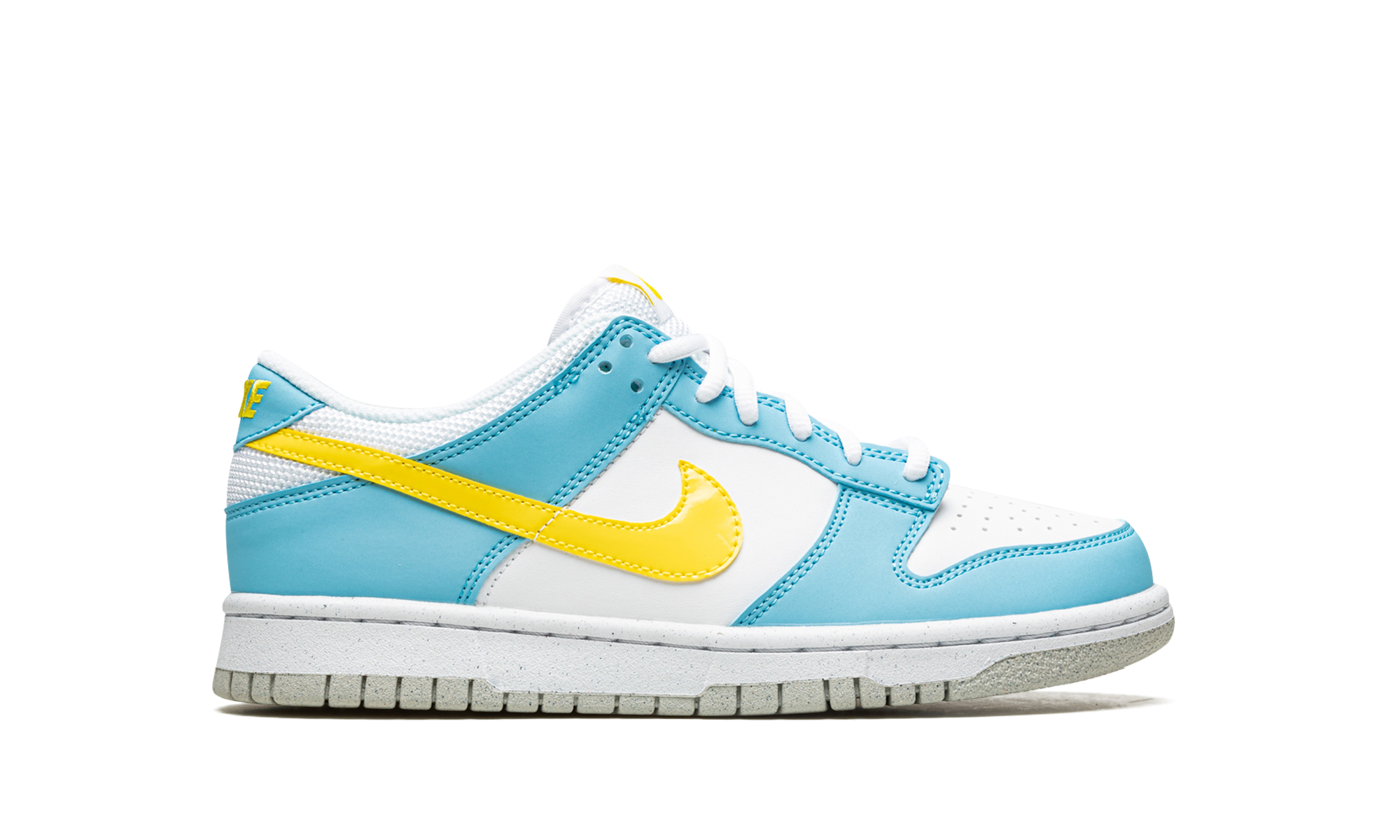 nike dunk low next nature homer simpson gs+DX3382-400+right view