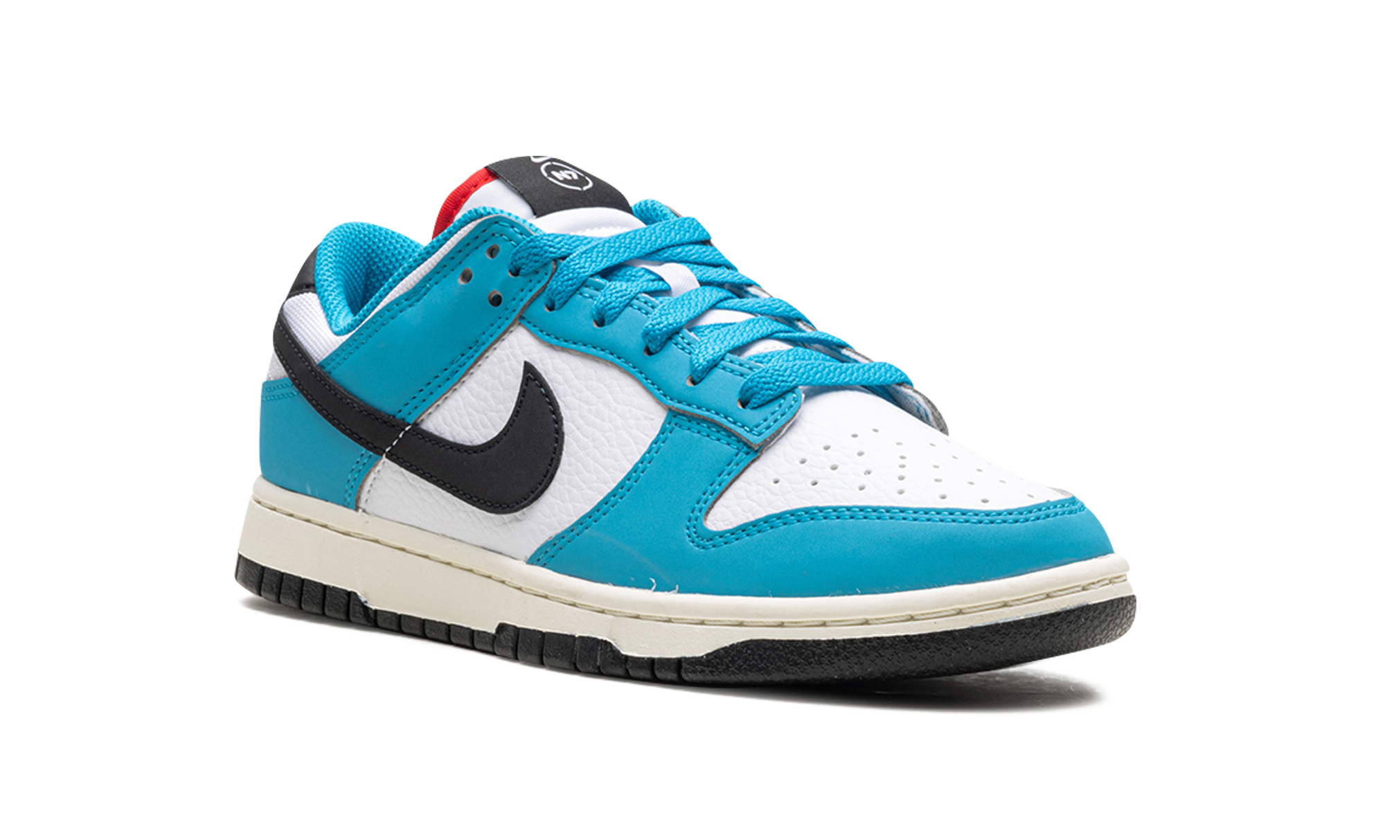 nike dunk low next nature n7 dark turquoise+HJ9088-488+diagnol right view