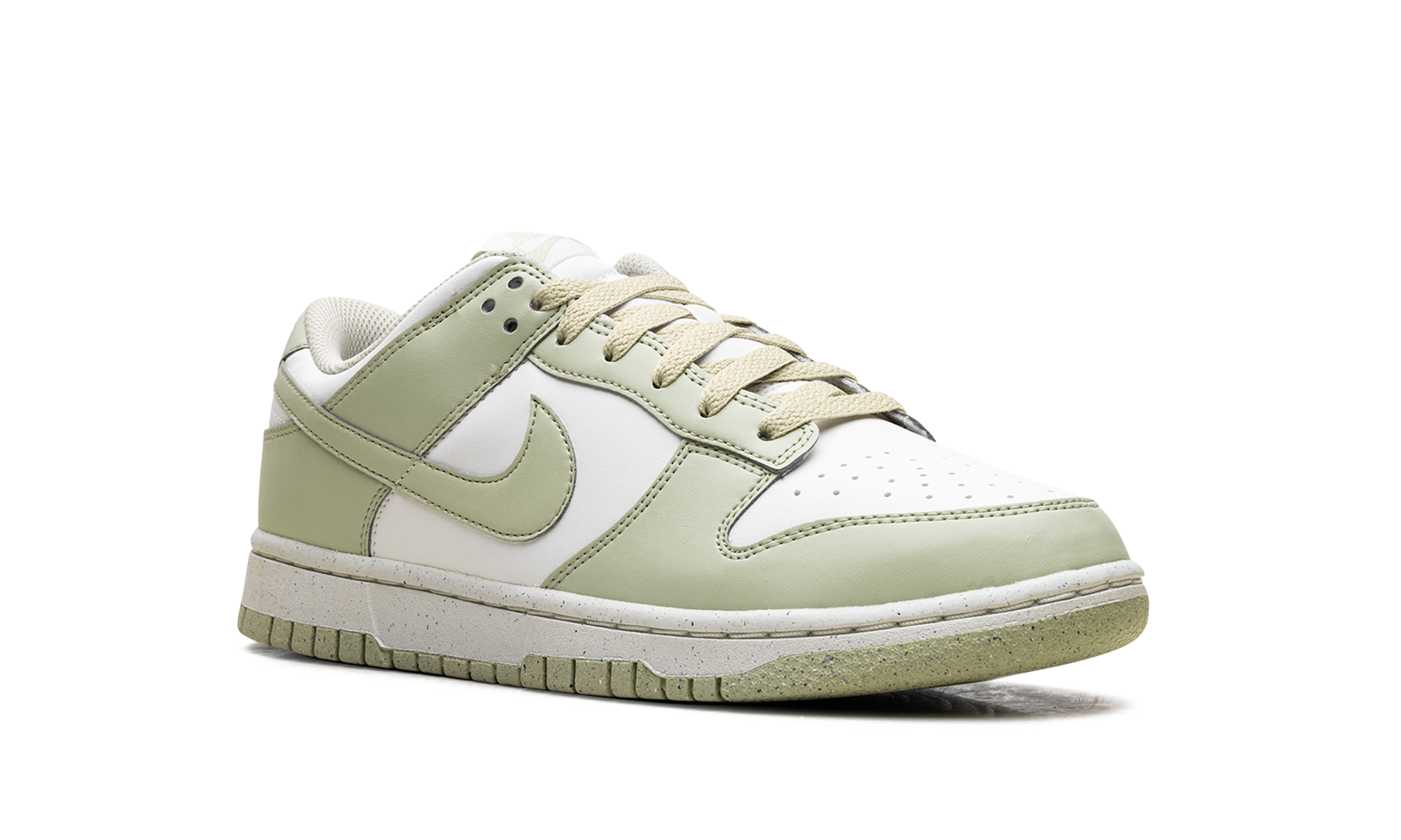 nike dunk low next nature olive aura women s+HF5384-300+diagnol right view