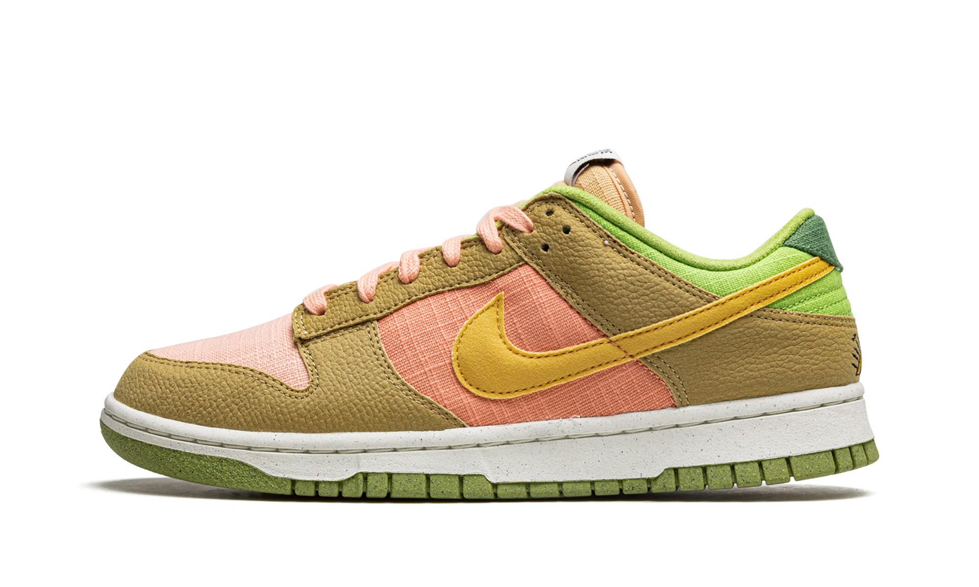 nike dunk low next nature sun club arctic orange+DM0583-800+diagnol right view 1