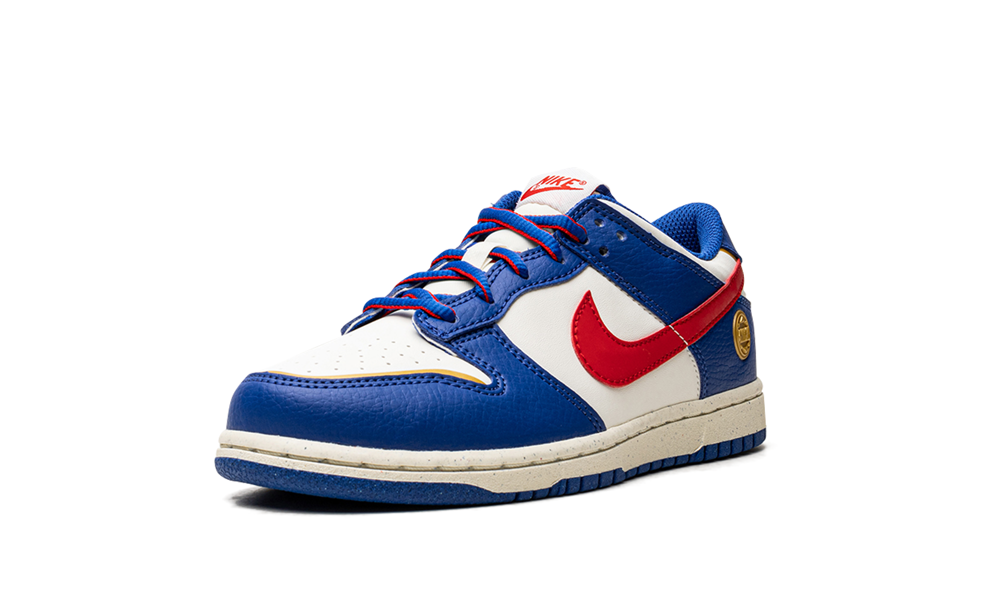 nike dunk low next nature superhero ps+FD0673-400+left diagnol single view