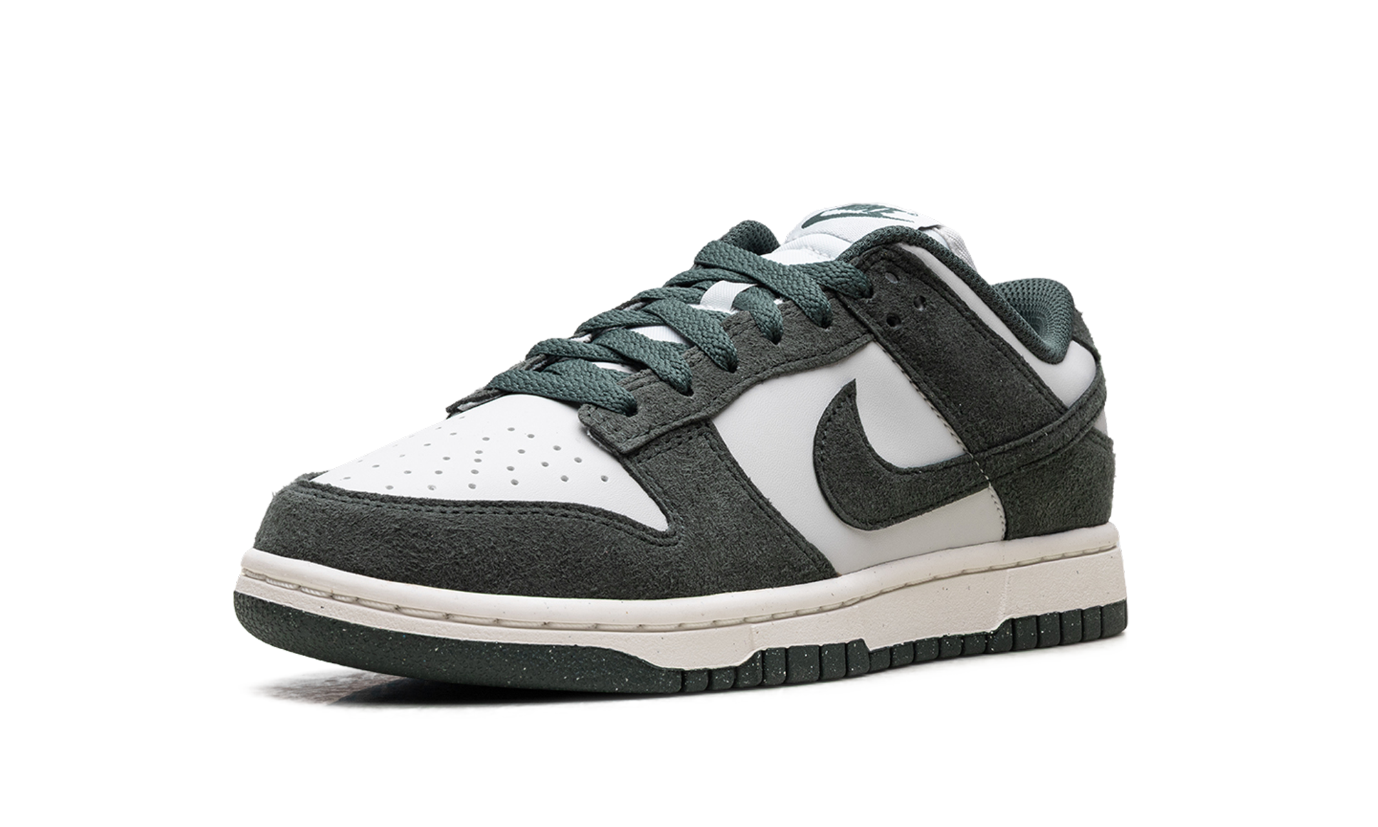 nike dunk low next nature viintage green women s+HJ7673-002+left diagnol single view