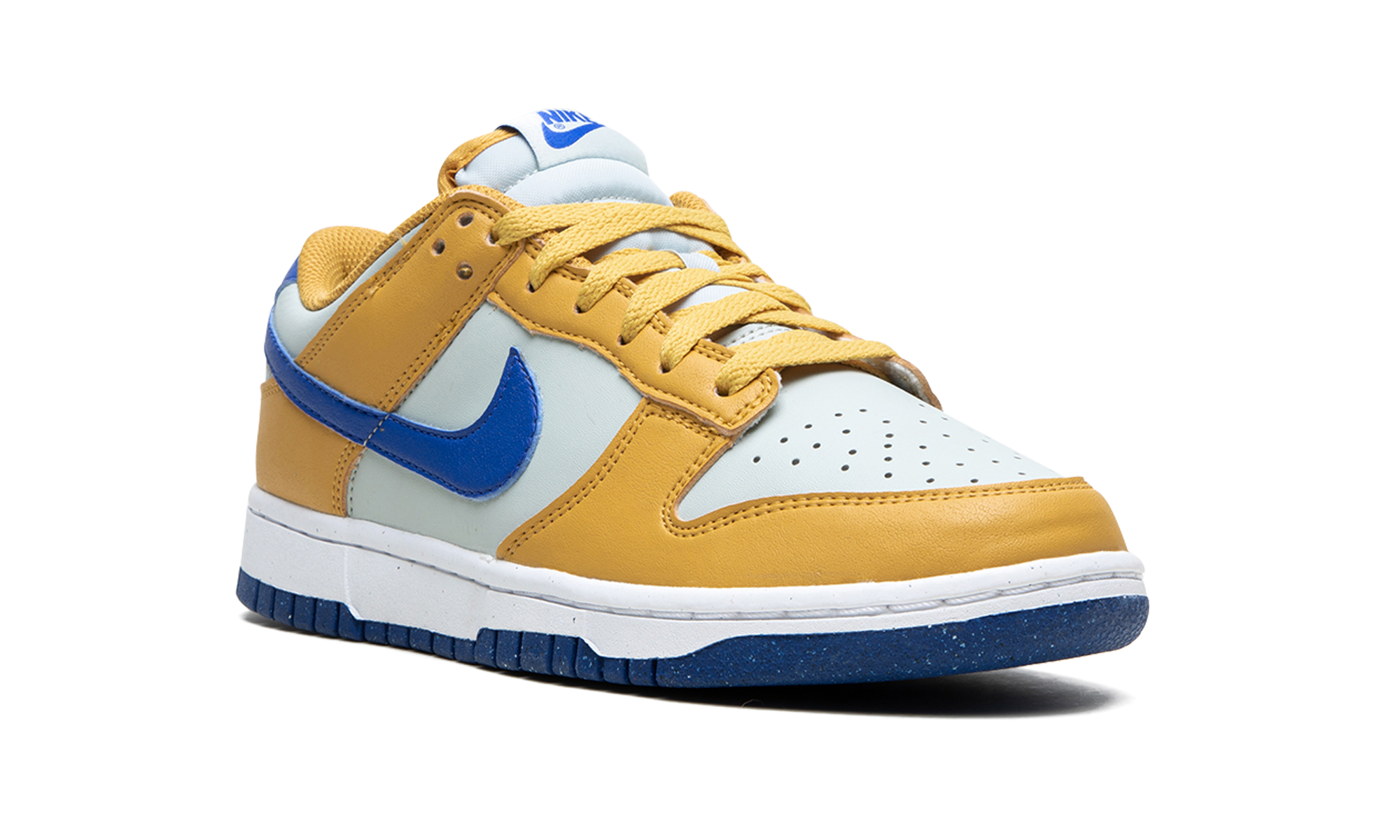 nike dunk low next nature wheat gold royal women s+DN1431-700+diagnol right view