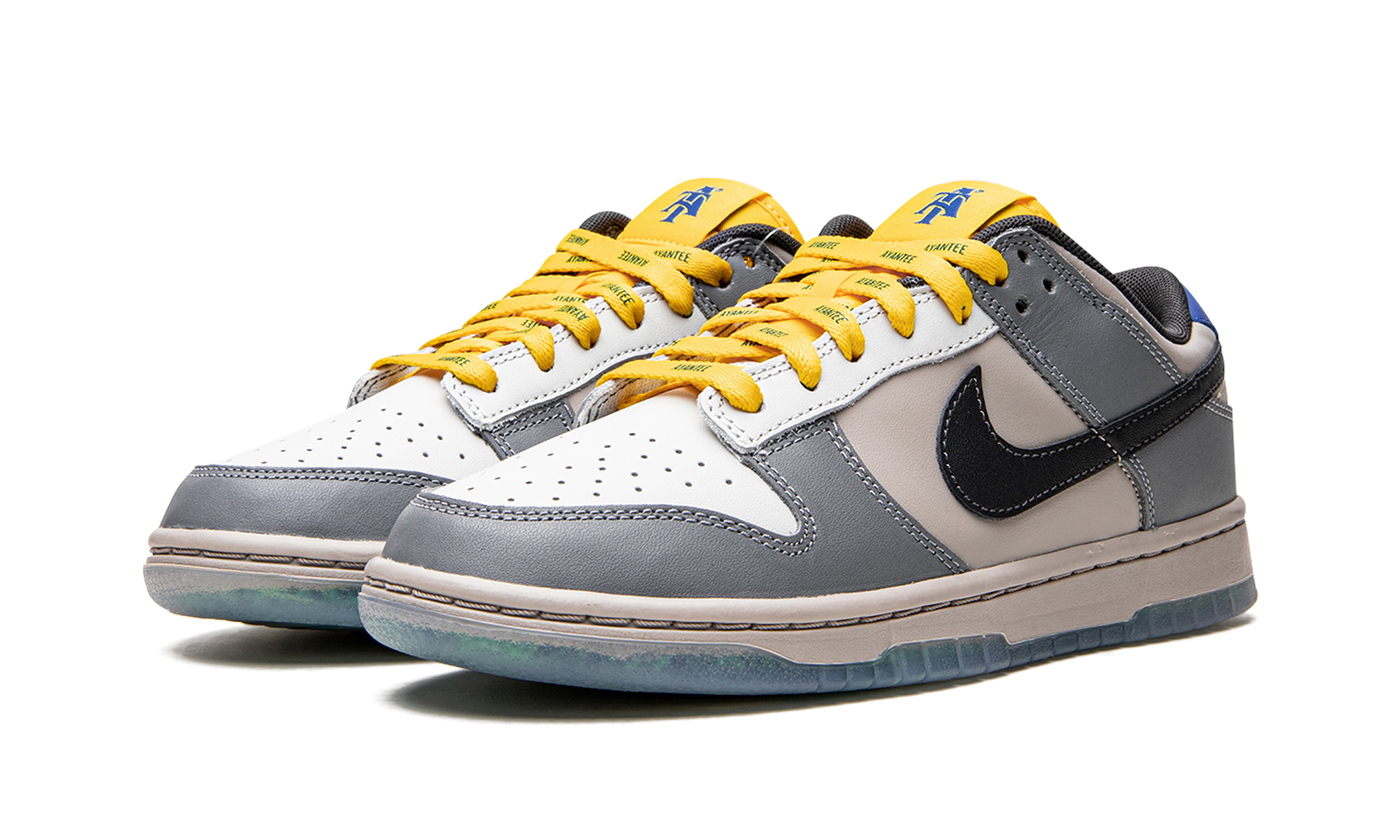 nike dunk low north carolina a t+DR6187-001+diagnol left view