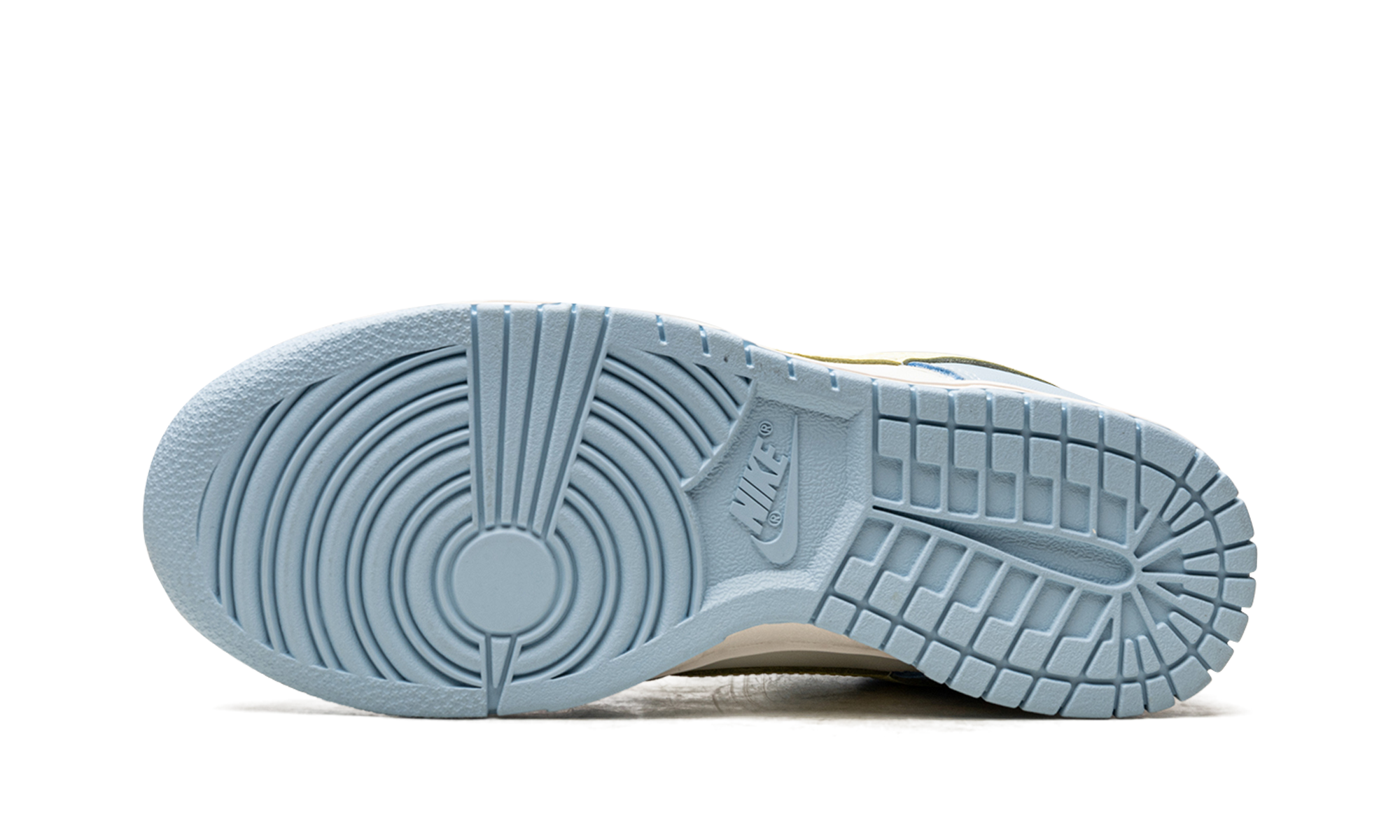 nike dunk low ocean bliss citron tint women s+DD1503-123+bottom view