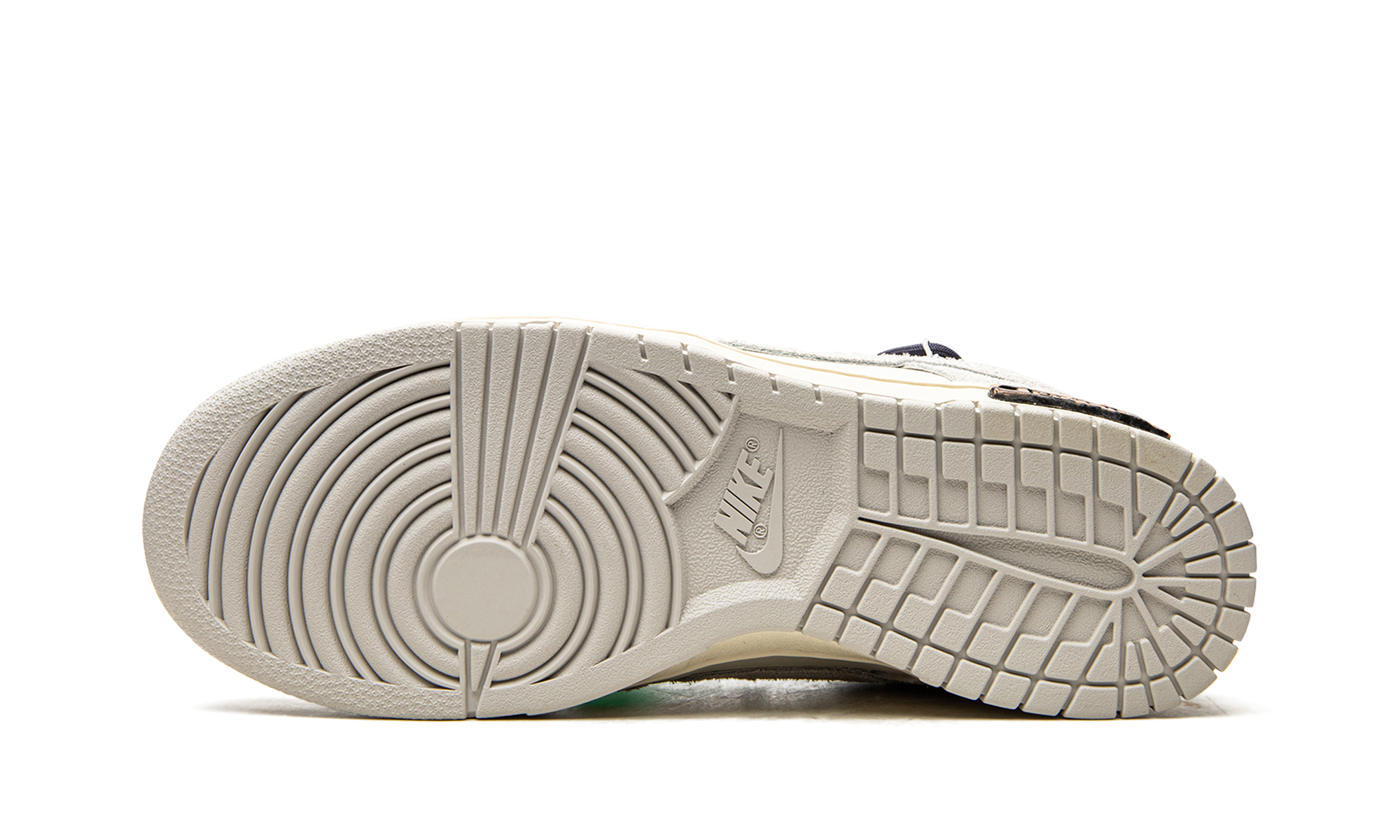 nike dunk low off white lot 20+DJ0950-115+bottom view