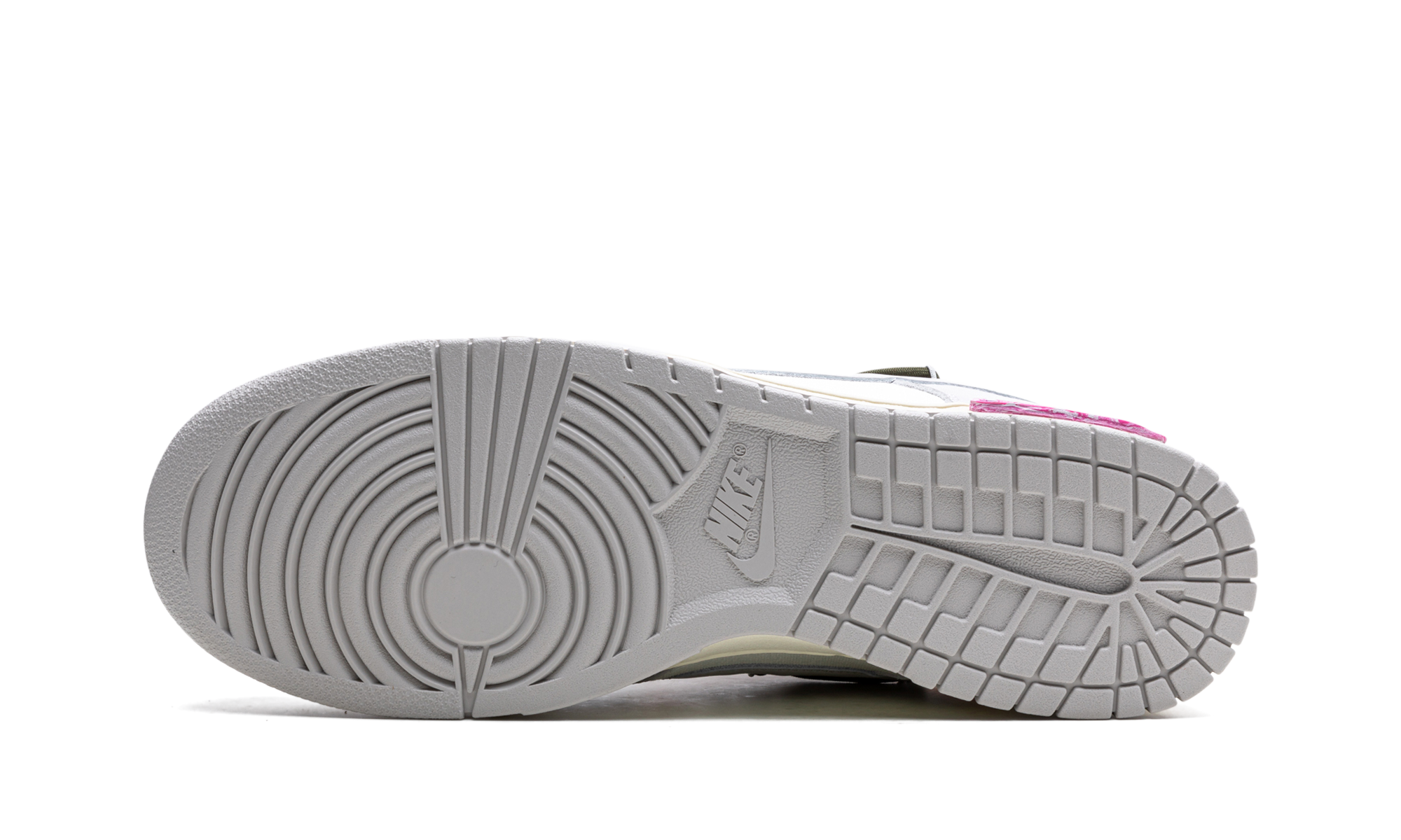 nike dunk low off white lot 22+DM1602-124+bottom view