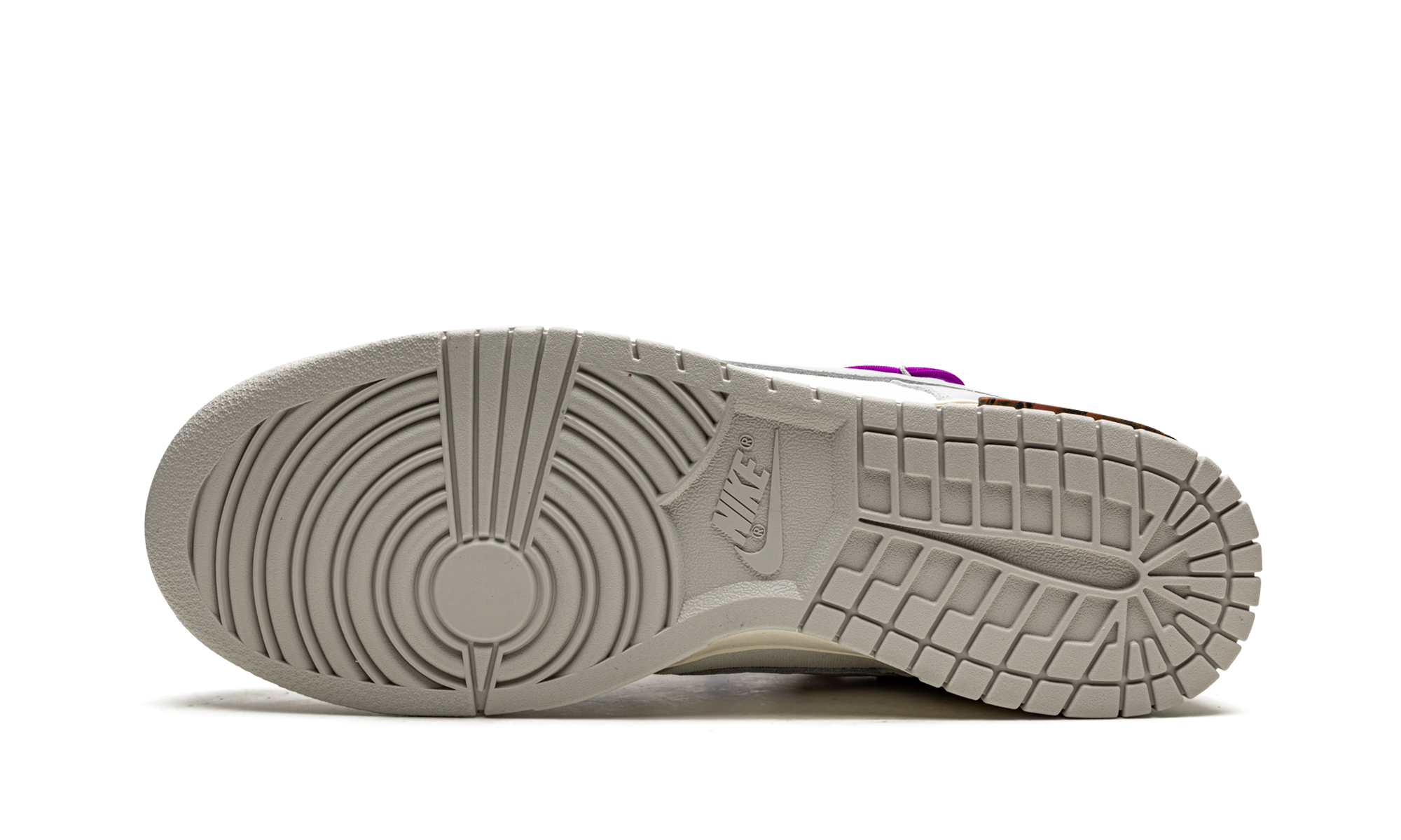 nike dunk low off white lot 28+DM1602-111+bottom view