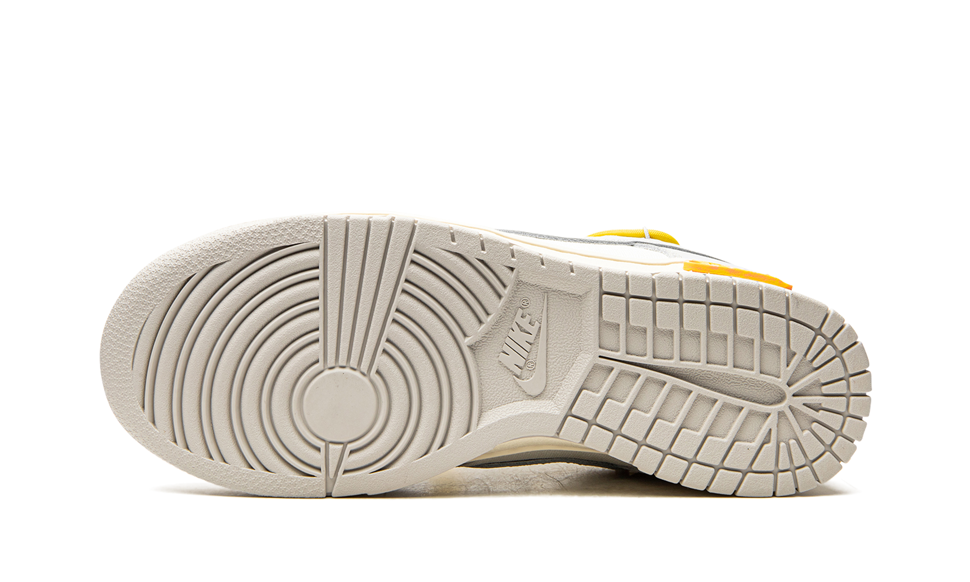 nike dunk low off white lot 29+DM1602-103+bottom view