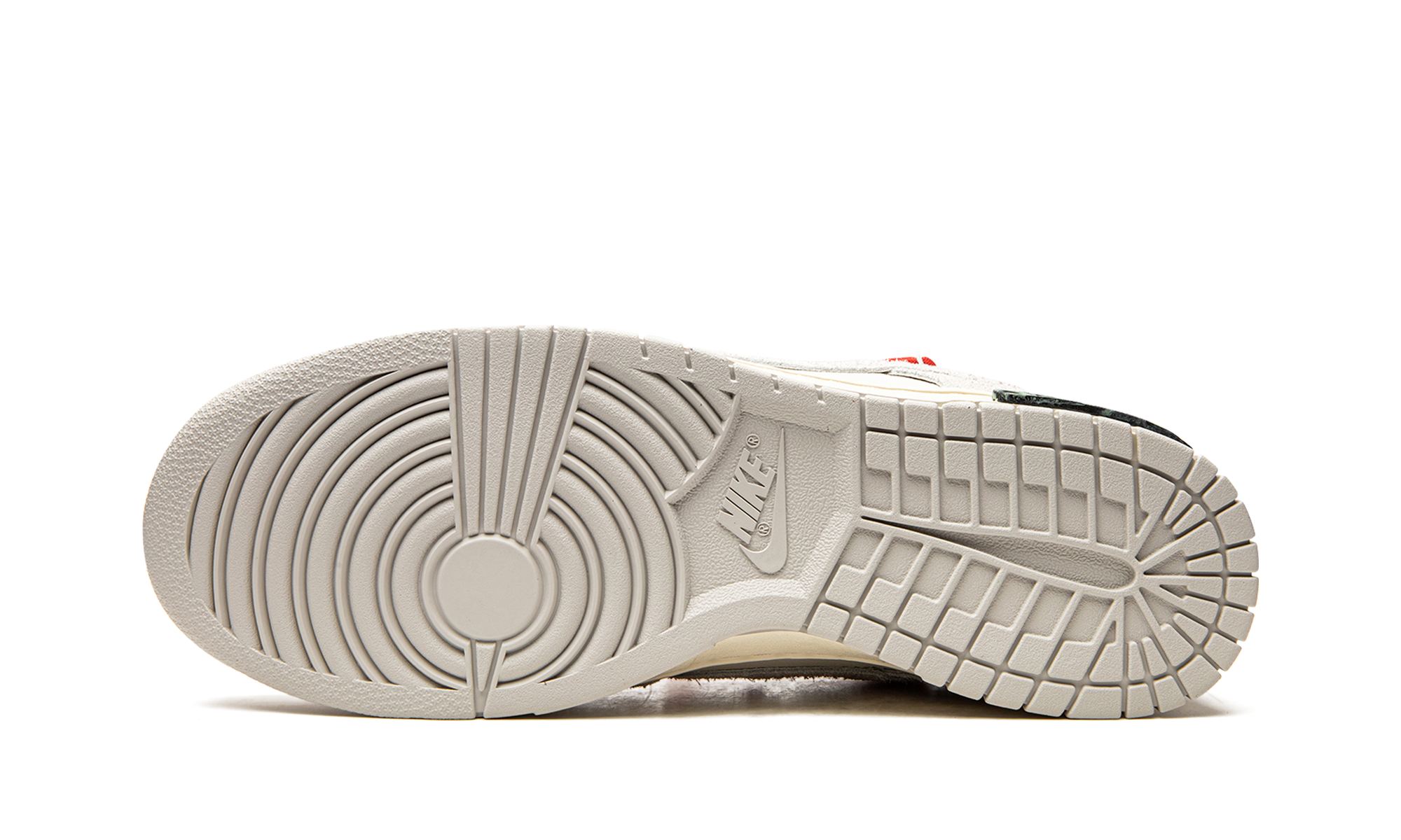 nike dunk low off white lot 33+DJ0950-118+bottom view
