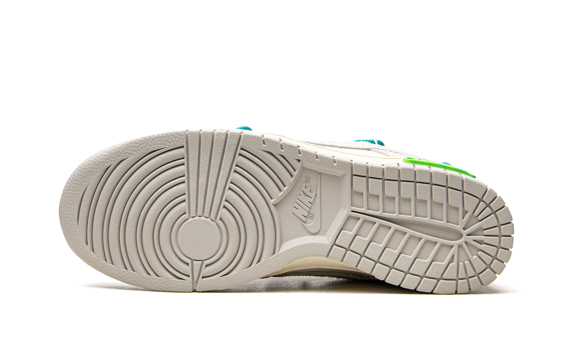 nike dunk low off white lot 36+DJ0950-107+bottom view
