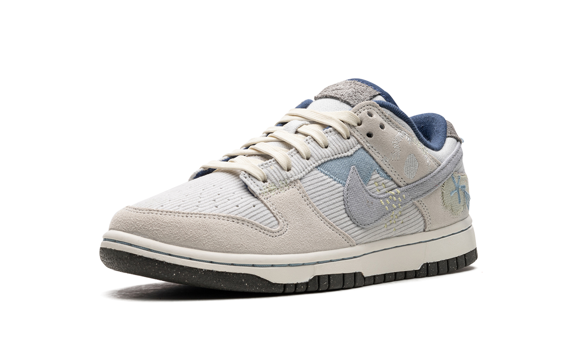 nike dunk low on the bright side photon dust women s+DQ5076-001+left diagnol single view