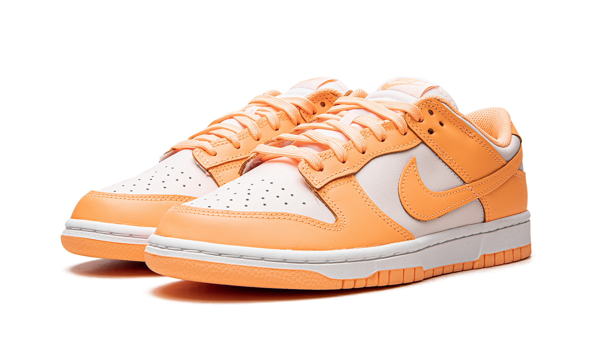 nike dunk low peach cream women s+DD1503-801+diagnol left view