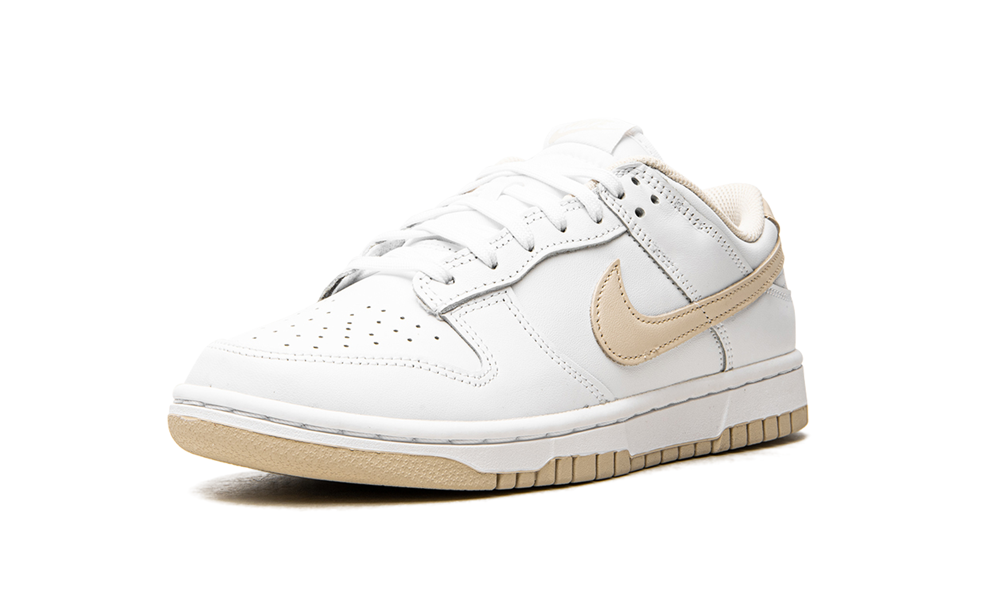 nike dunk low pearl white women s+DD1503-110+left diagnol single view