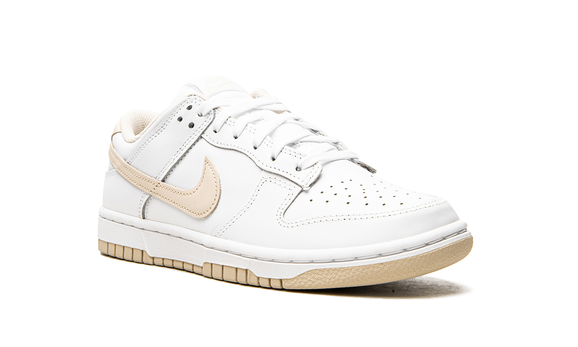 nike dunk low pearl white women s+DD1503-110+diagnol right view