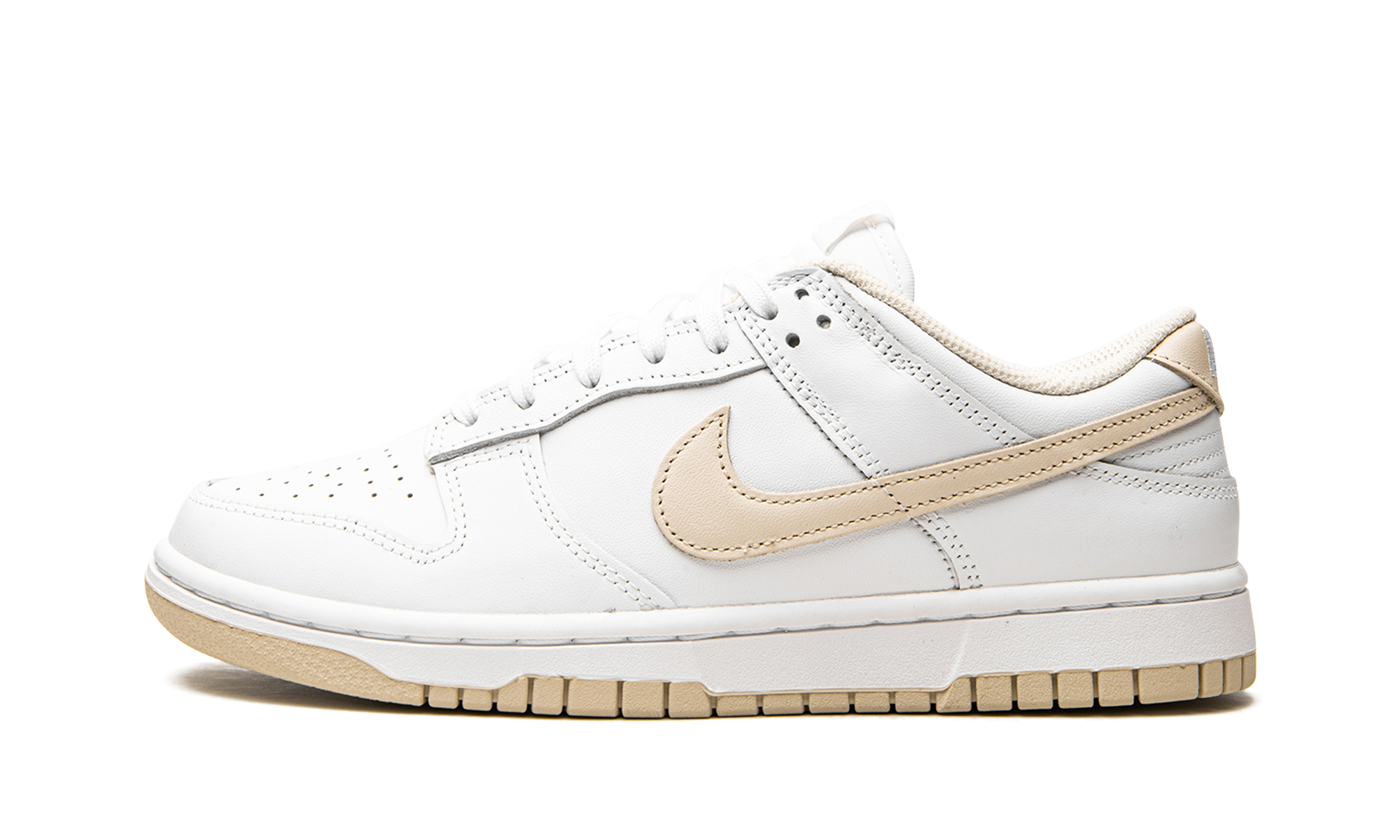 nike dunk low pearl white women s+DD1503-110+diagnol right view 1