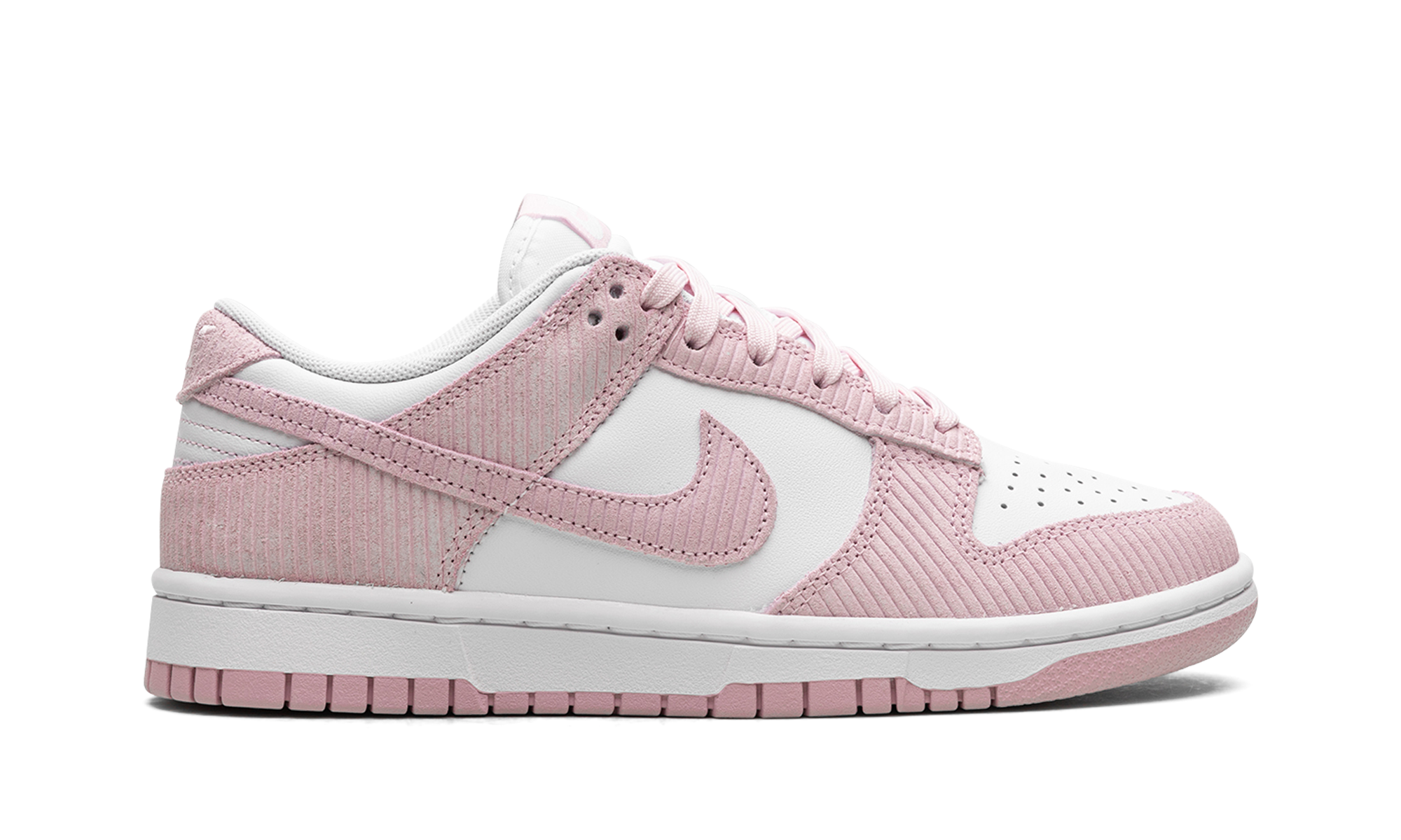 nike dunk low pink corduroy women s+FN7167-100+right view