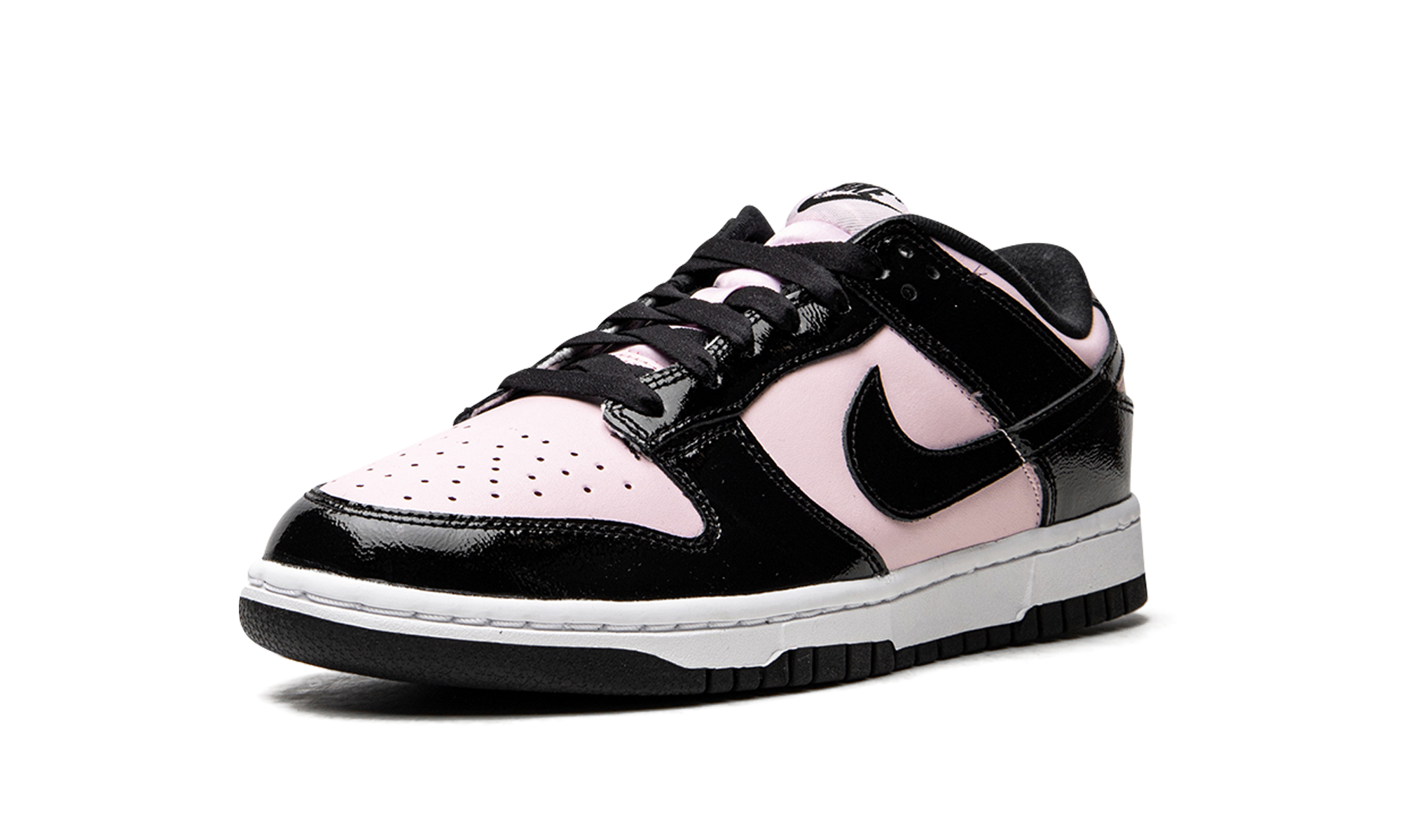 nike dunk low pink foam black women s+DJ9955-600+left diagnol single view