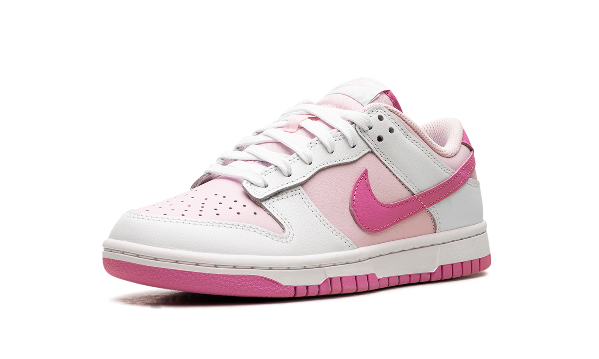 nike dunk low pink foam women s+HQ1181-661+left diagnol single view