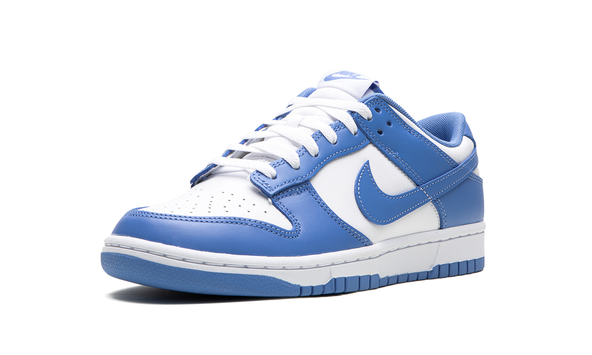 nike dunk low polar blue+DV0833-400+left diagnol single view