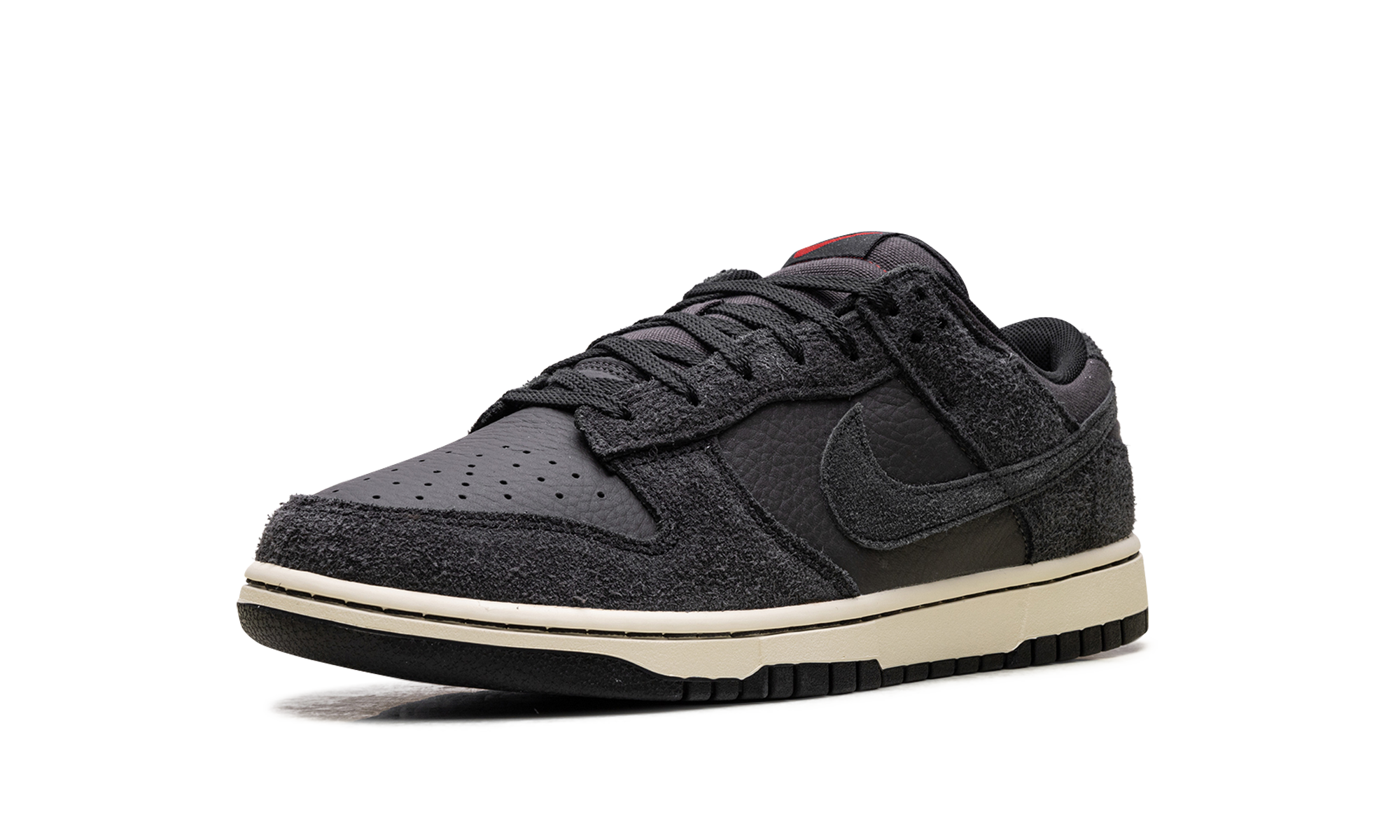 nike dunk low premium black off noir+HF3145-001+left diagnol single view