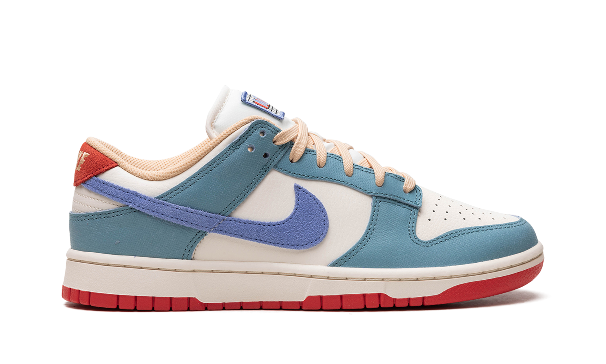 nike dunk low premium denim turquoise+HJ9112-110+right view